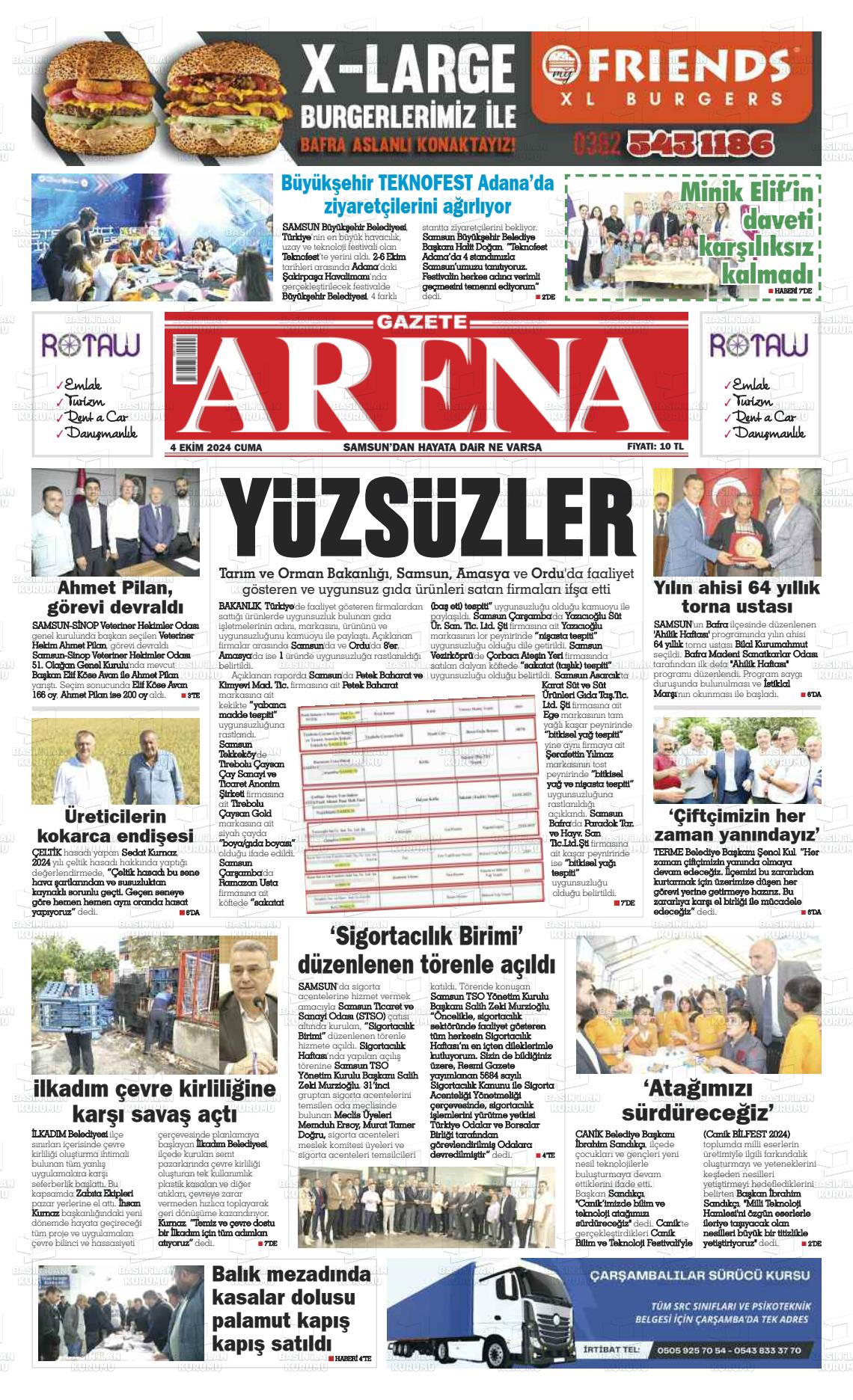 GAZETE ARENA Gazetesi