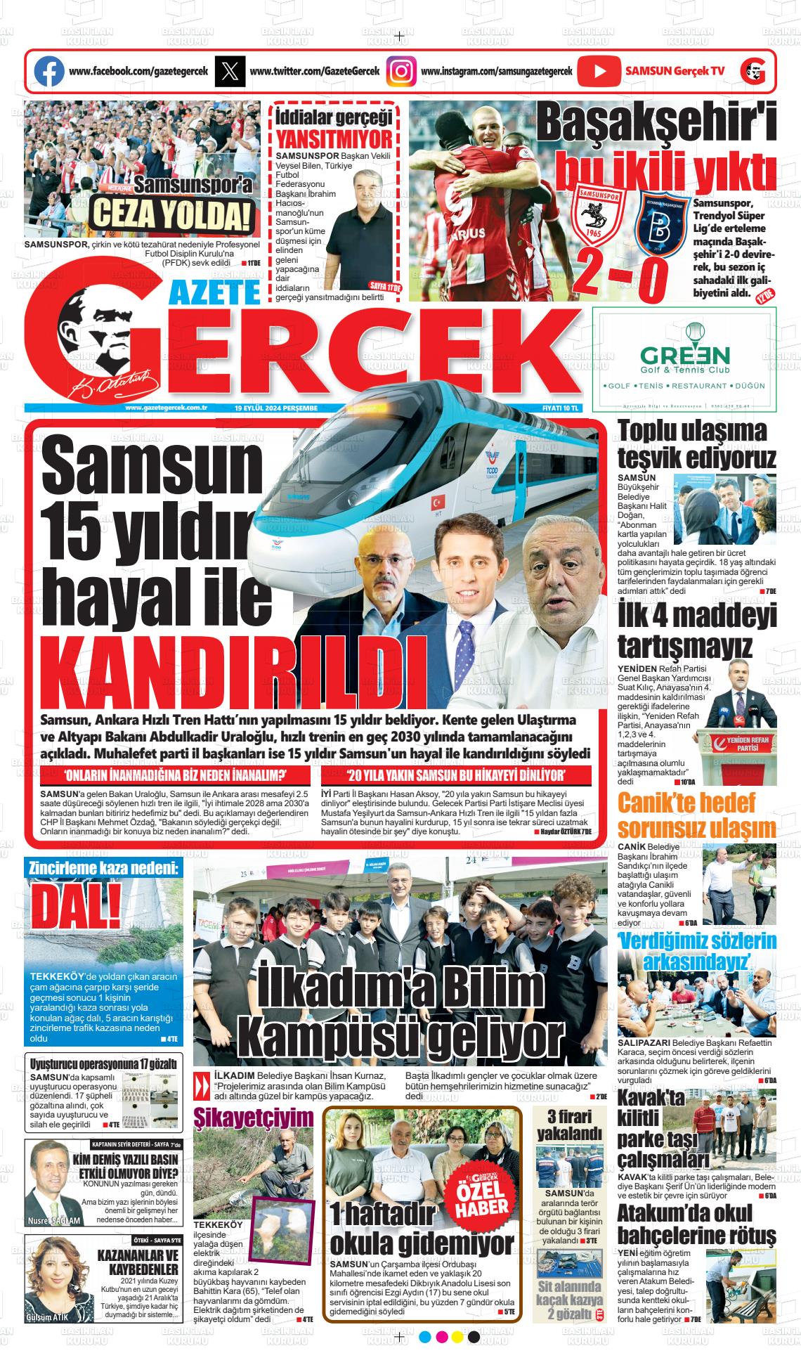 GAZETE GERÇEK Gazetesi