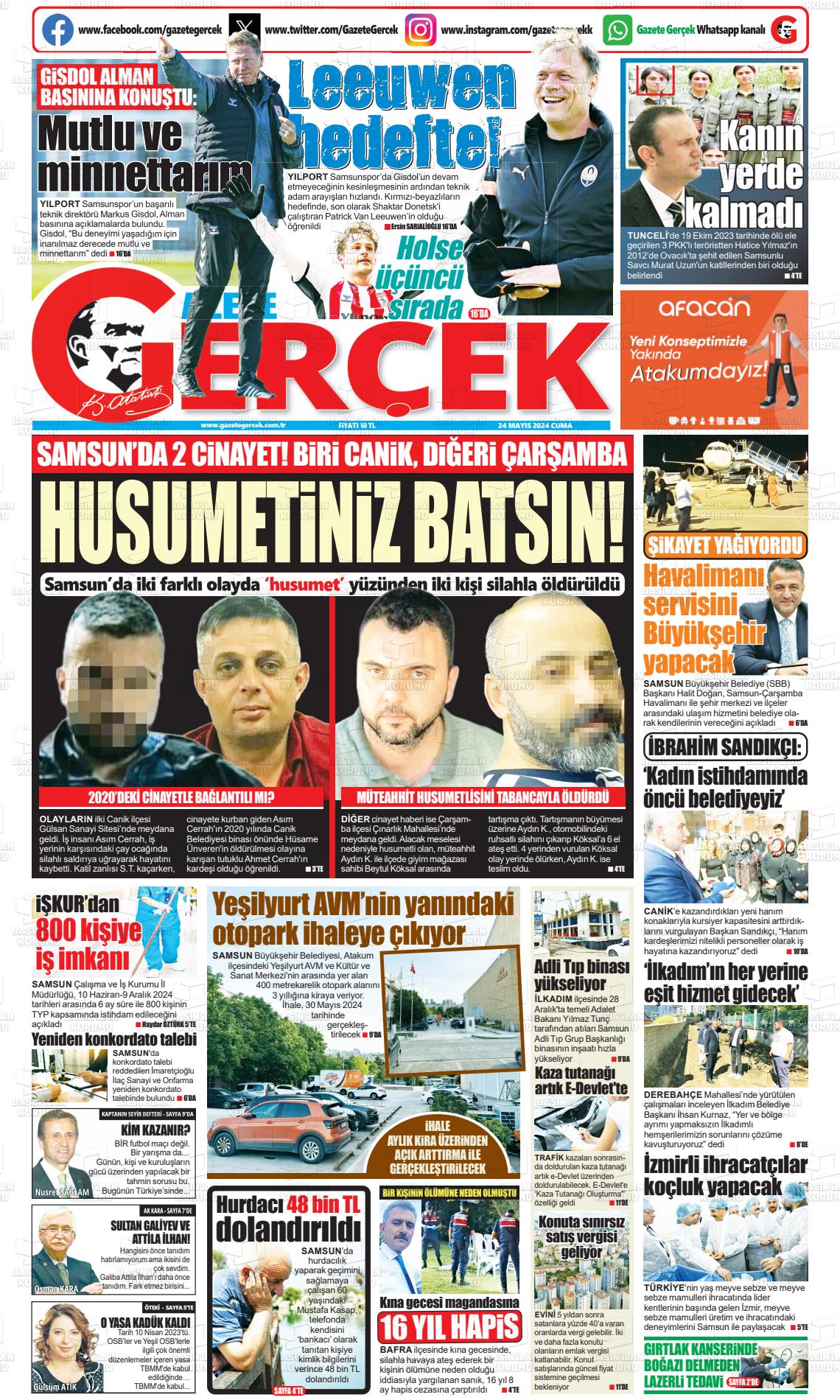 GAZETE GERÇEK Gazetesi