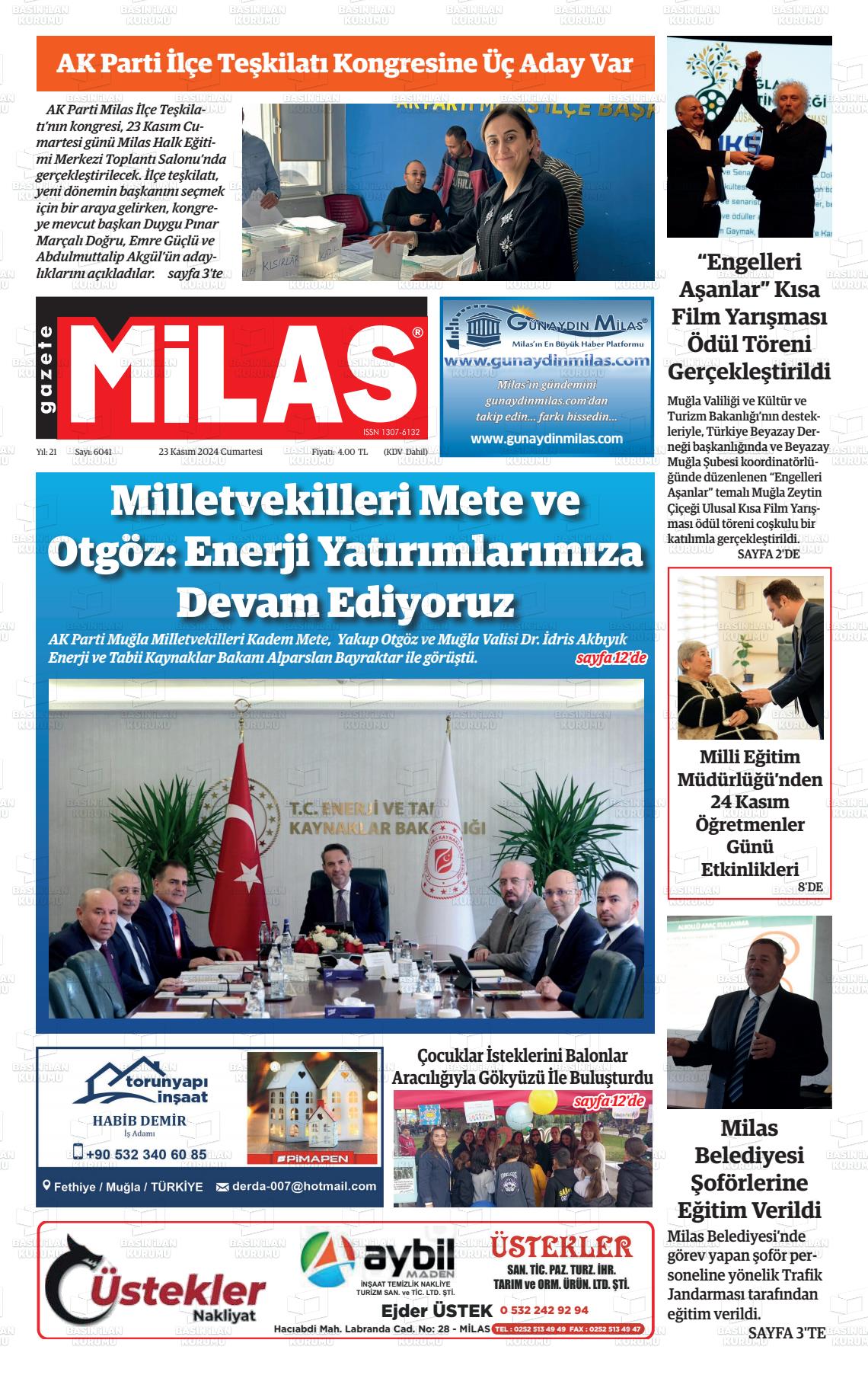 GAZETE MİLAS Gazetesi