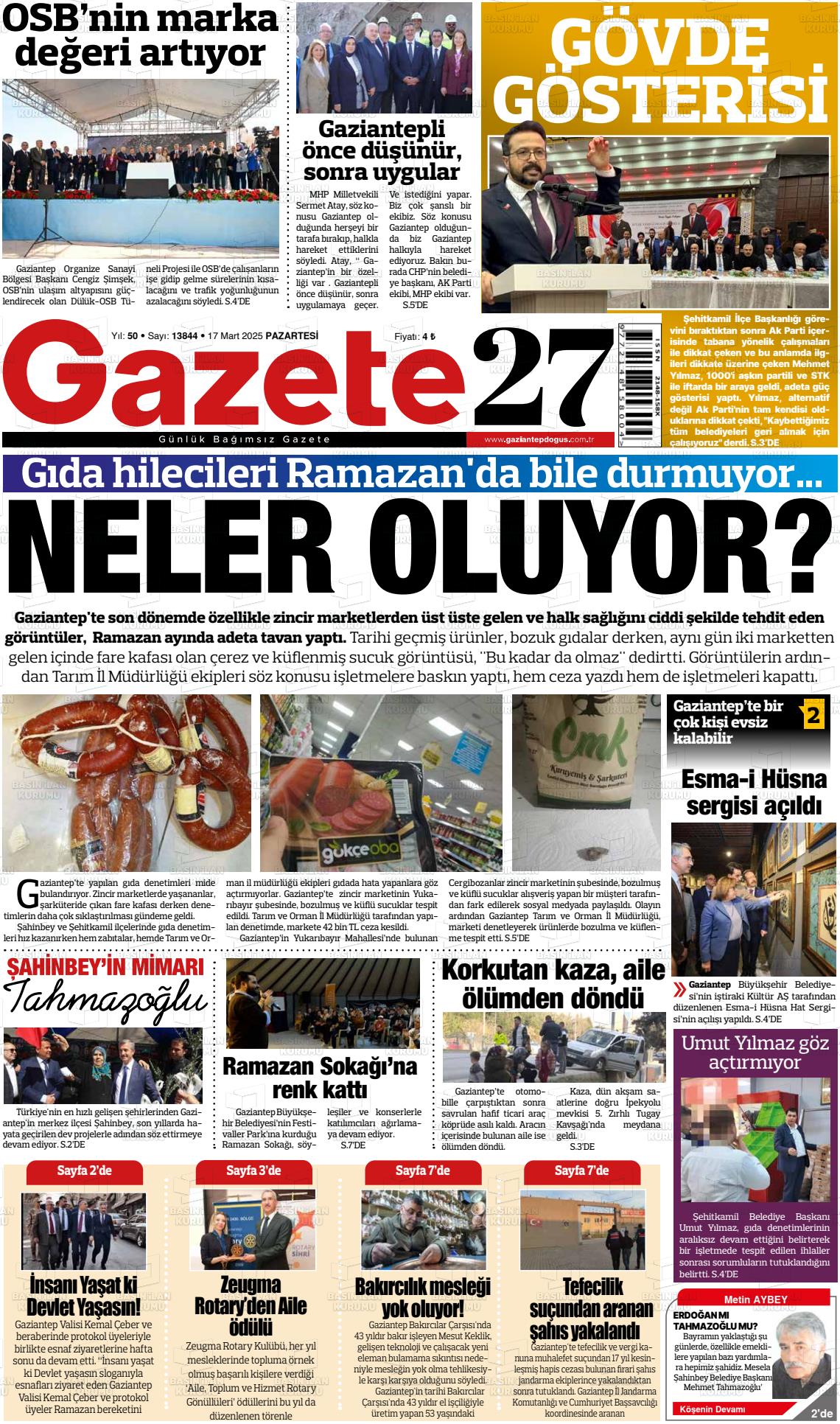 GAZETE27 Gazetesi