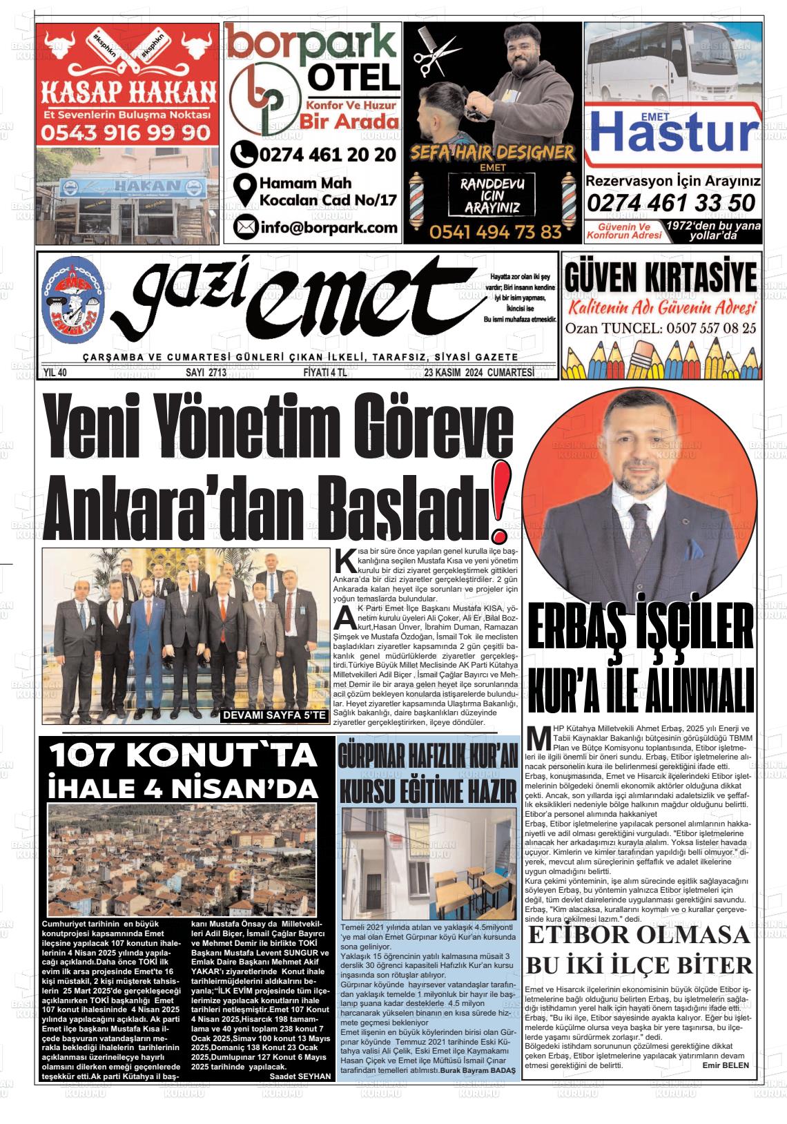 GAZİ EMET Gazetesi