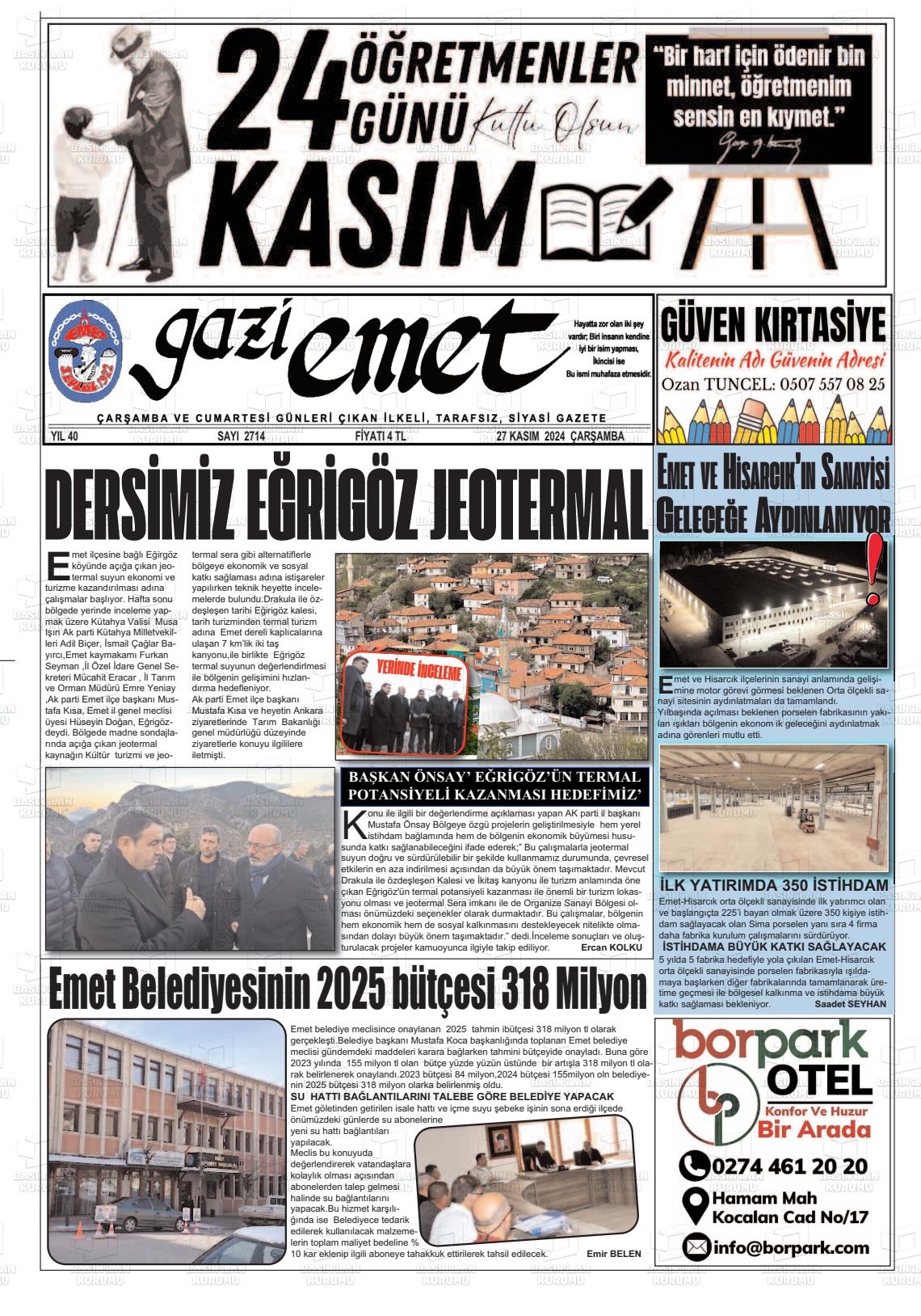 GAZİ EMET Gazetesi