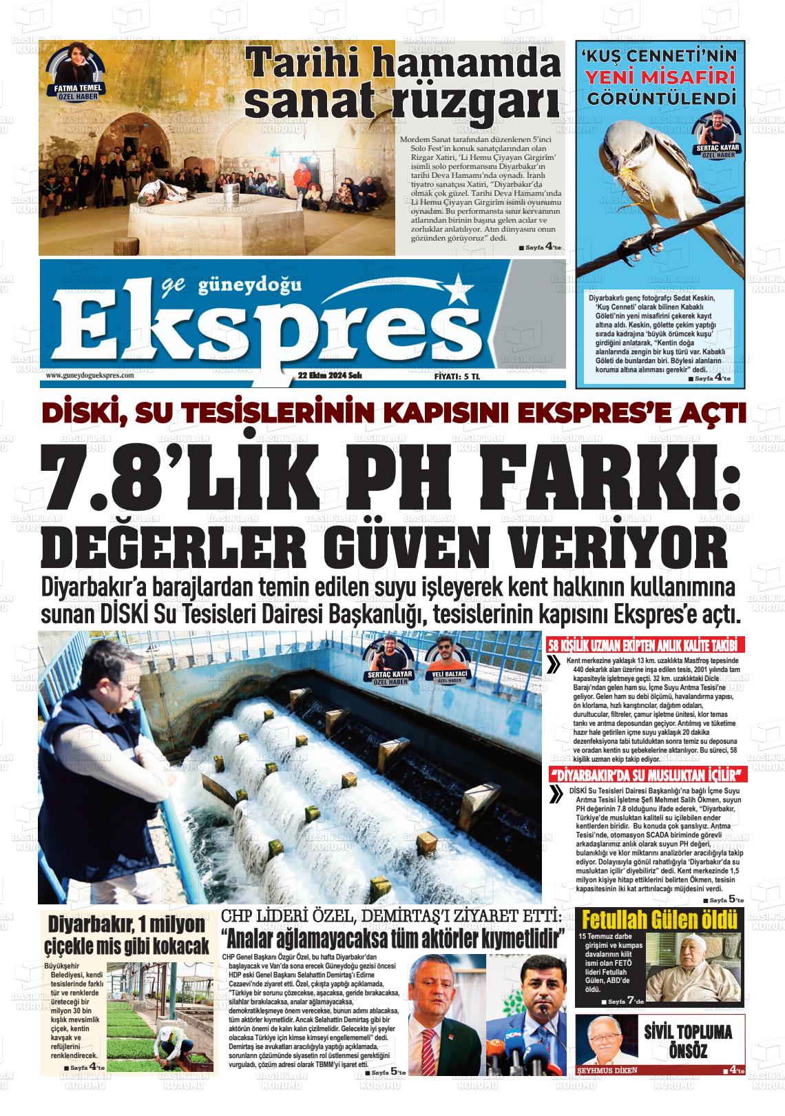 GE GÜNEYDOĞU EKSPRES Gazetesi