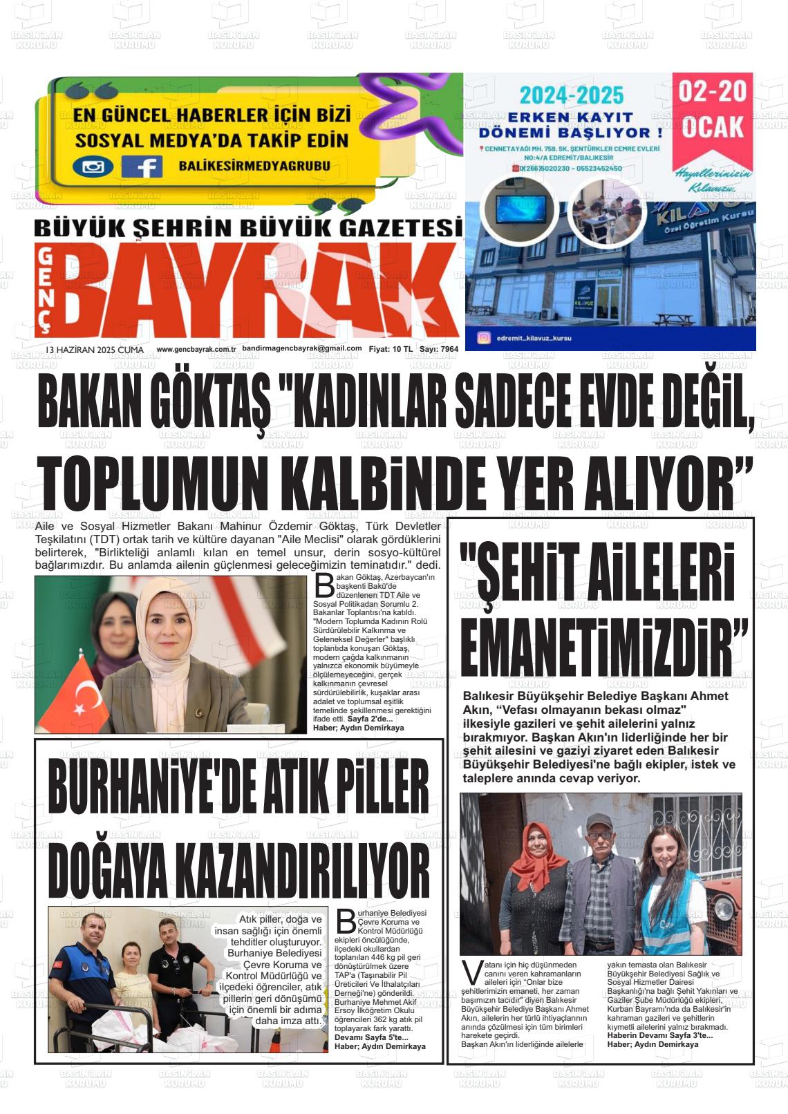 GENÇ BAYRAK Gazetesi