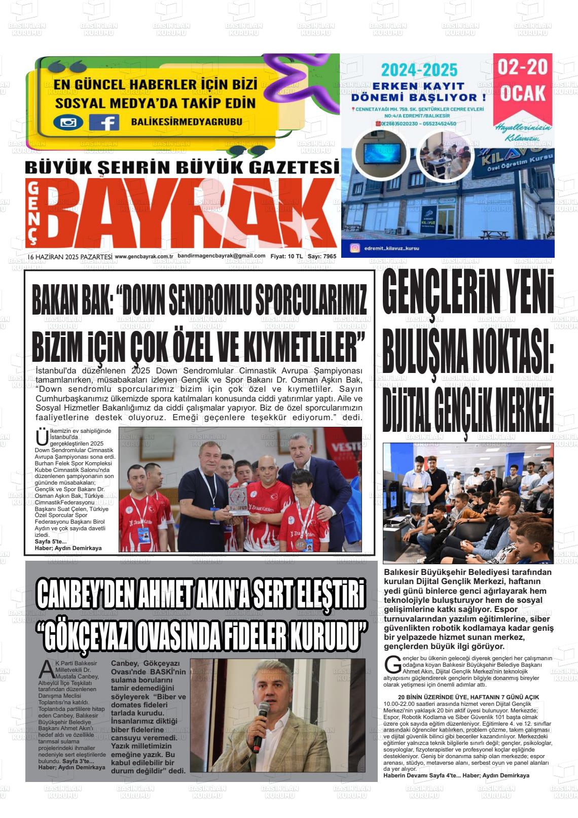 GENÇ BAYRAK Gazetesi