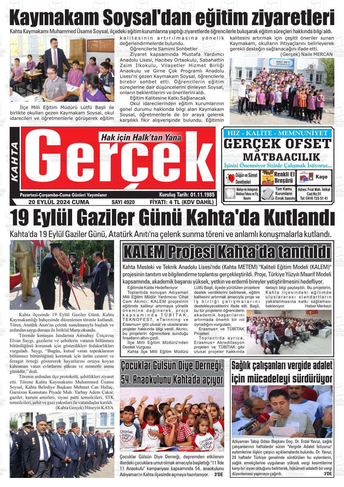 GERÇEK Gazetesi