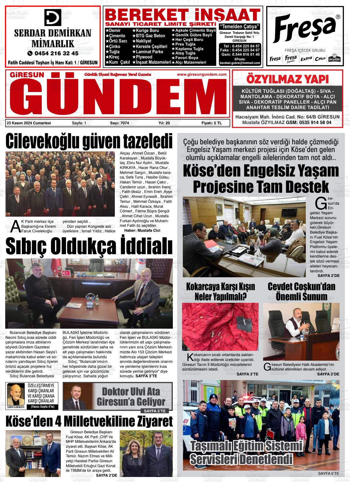 GİRESUN GÜNDEM Gazetesi