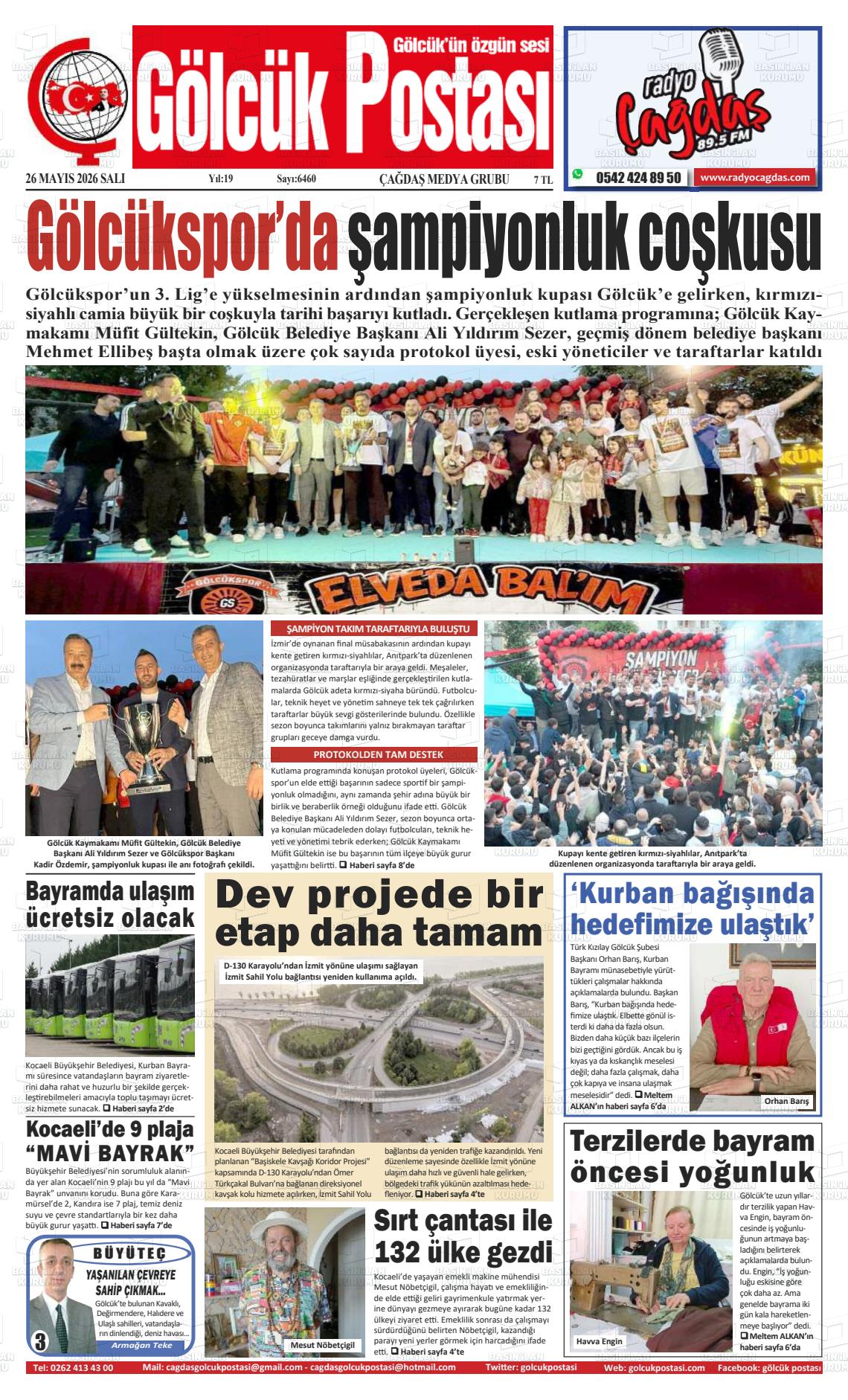GÖLCÜK POSTASI Gazetesi