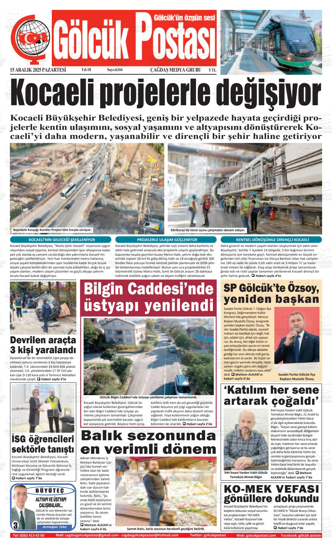 GÖLCÜK POSTASI Gazetesi