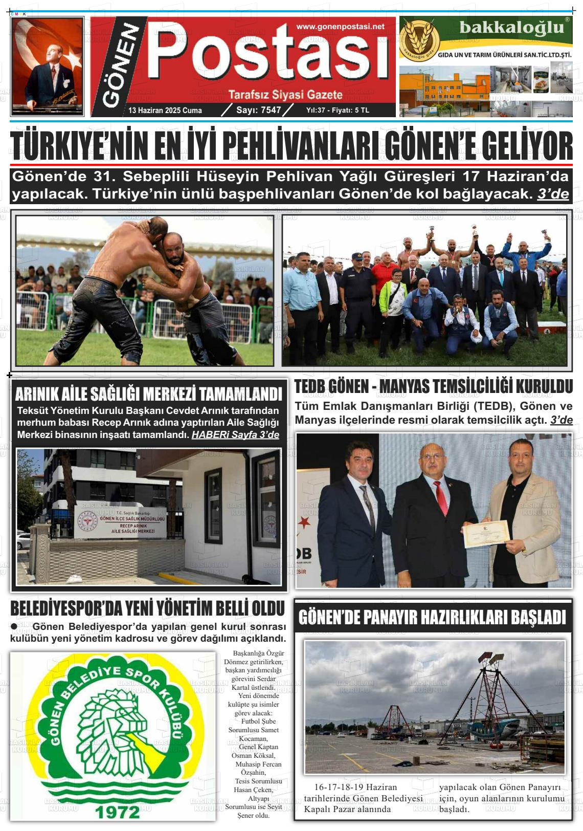 GÖNEN POSTASI Gazetesi