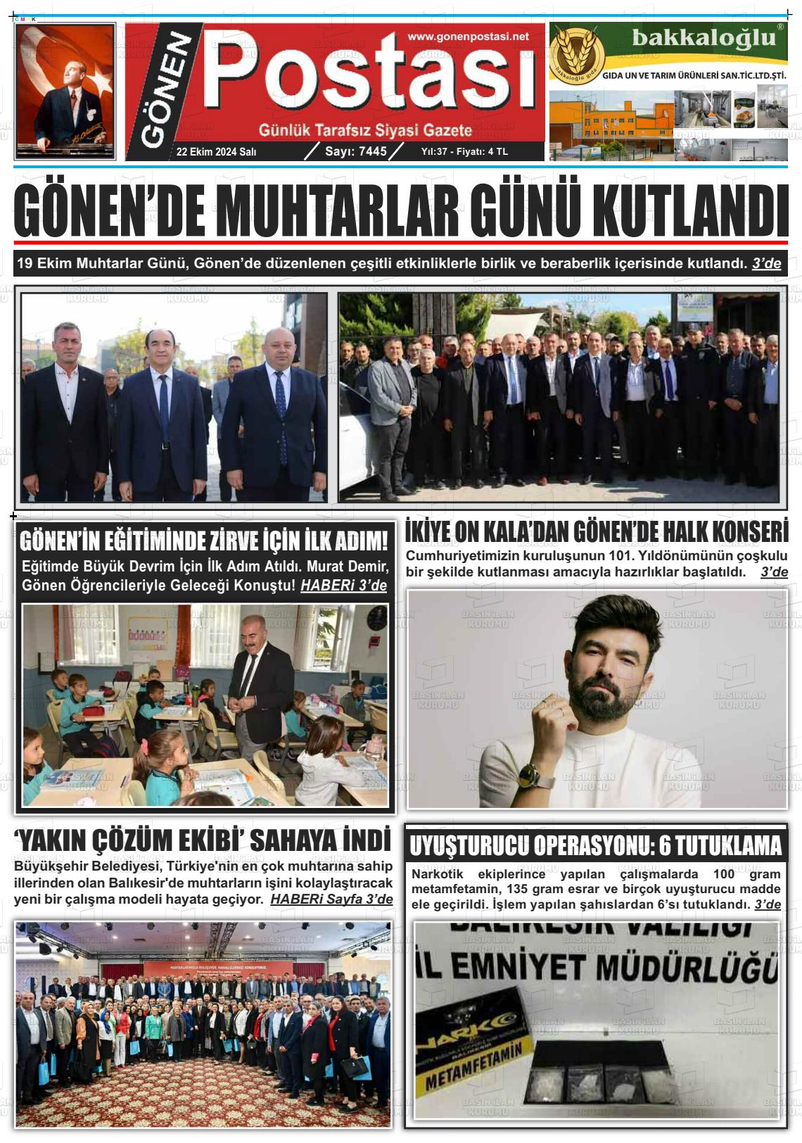 GÖNEN POSTASI Gazetesi