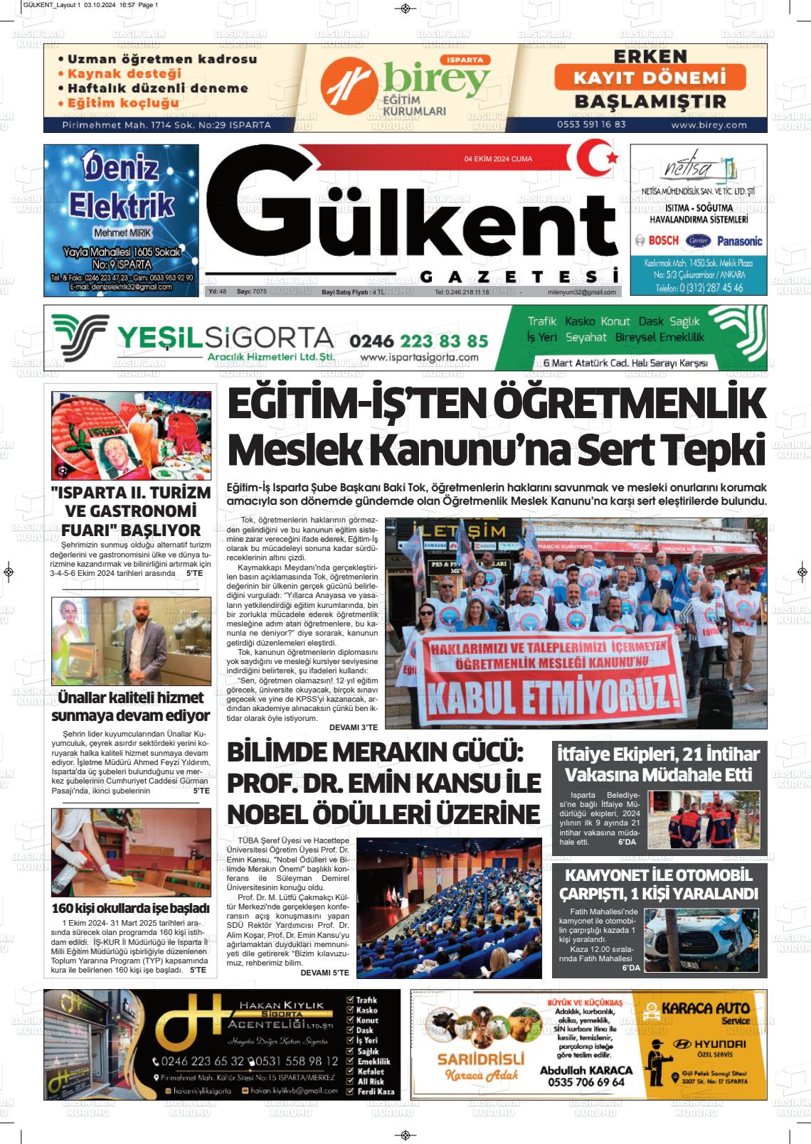 GÜLKENT Gazetesi