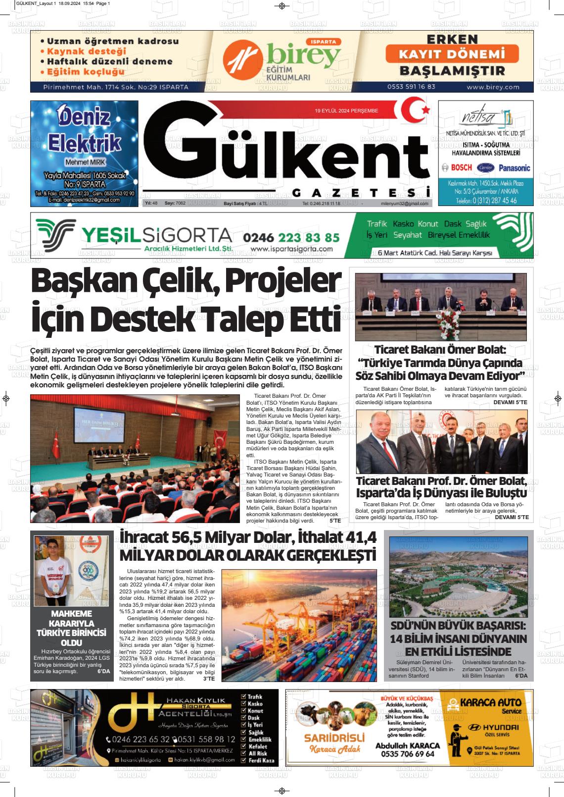 GÜLKENT Gazetesi