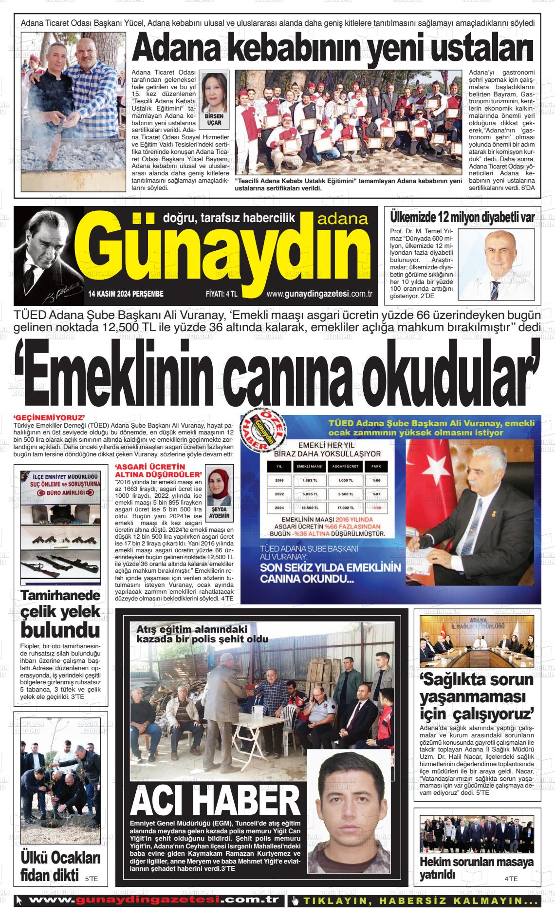 GÜNAYDIN ADANA Gazetesi