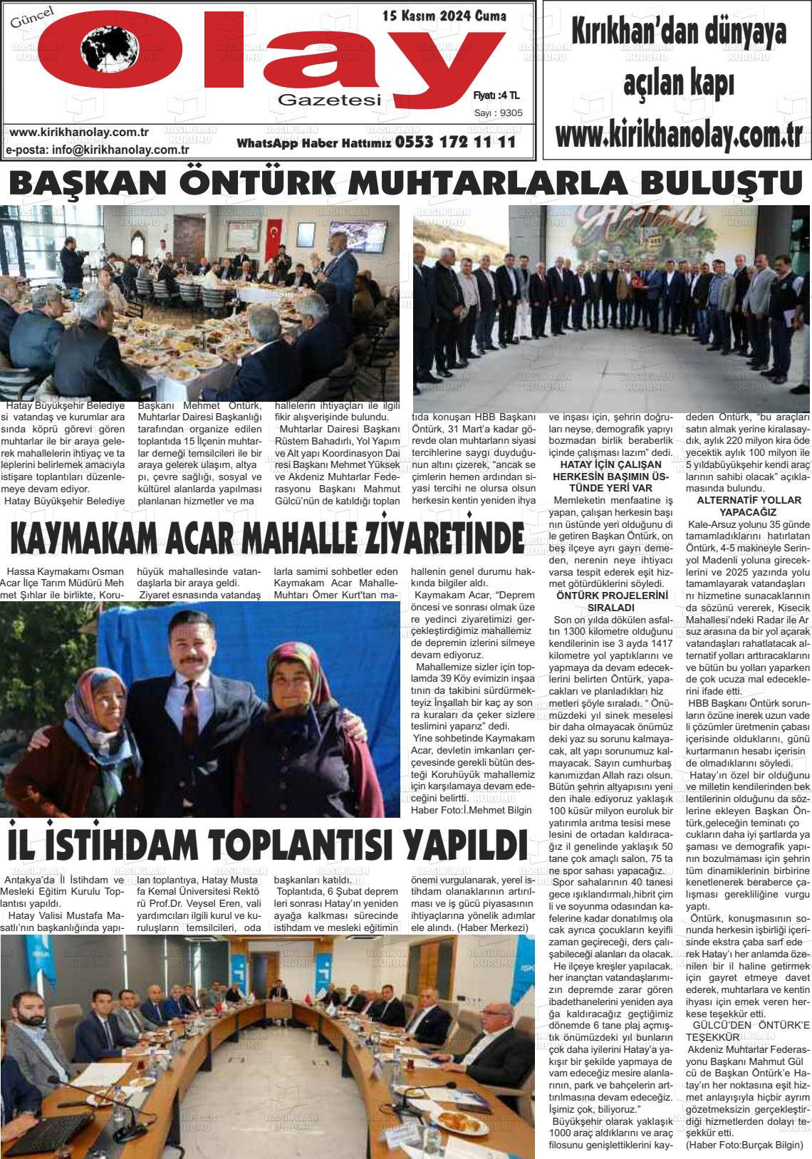 GÜNCEL OLAY Gazetesi