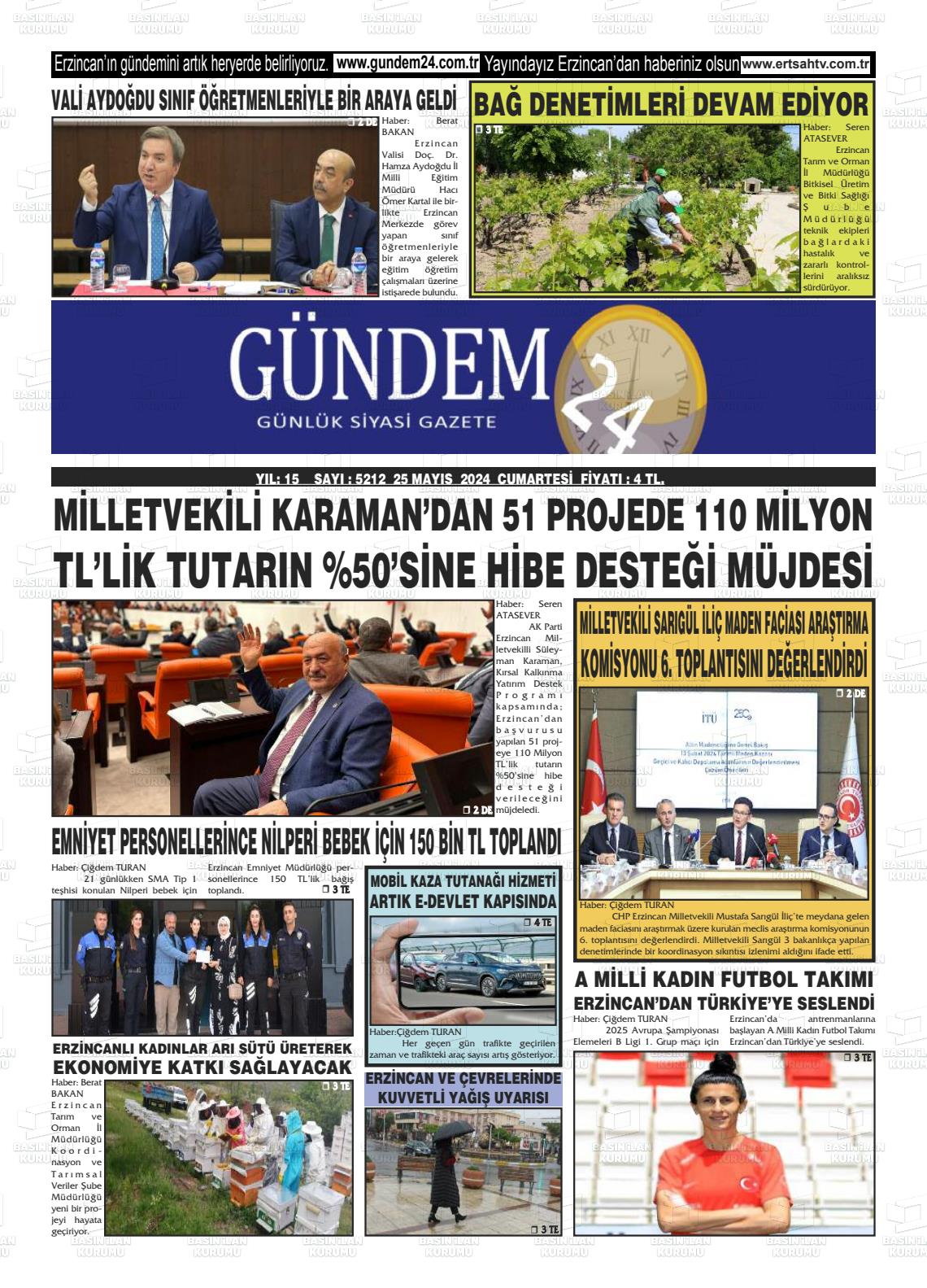 GÜNDEM 24 Gazetesi