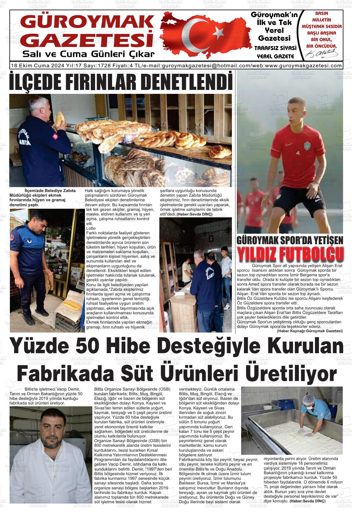 GÜROYMAK Gazetesi