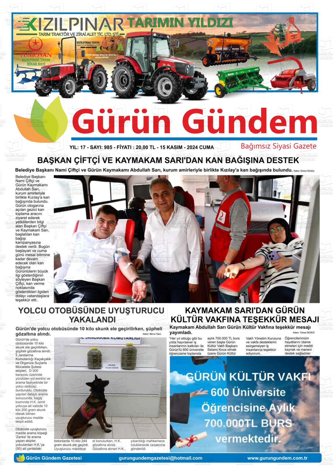 GÜRÜN GÜNDEM Gazetesi