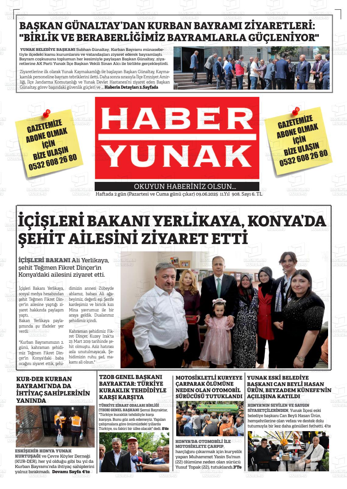 HABER YUNAK Gazetesi