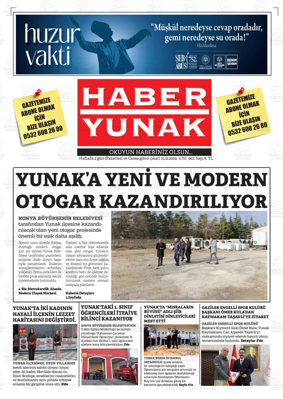 HABER YUNAK Gazetesi