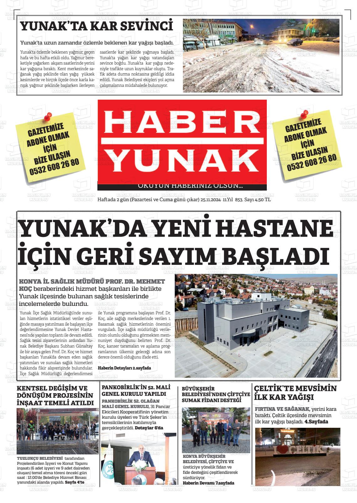 HABER YUNAK Gazetesi