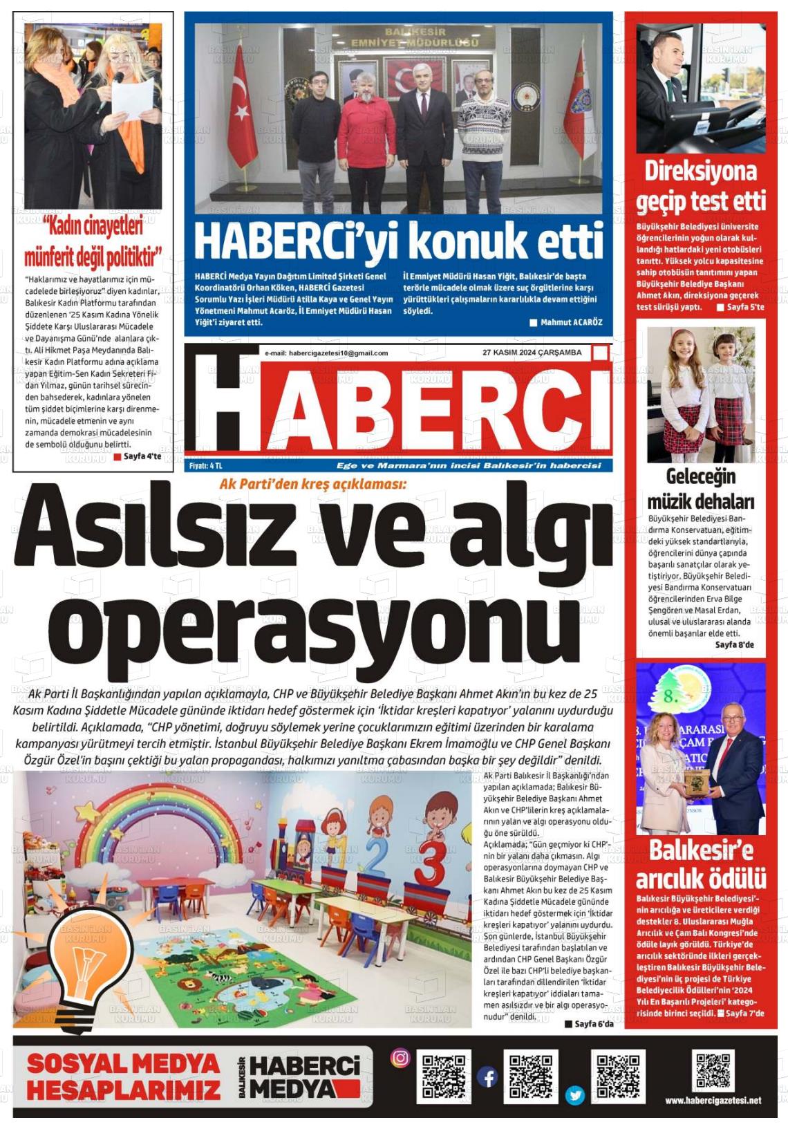 HABERCİ Gazetesi