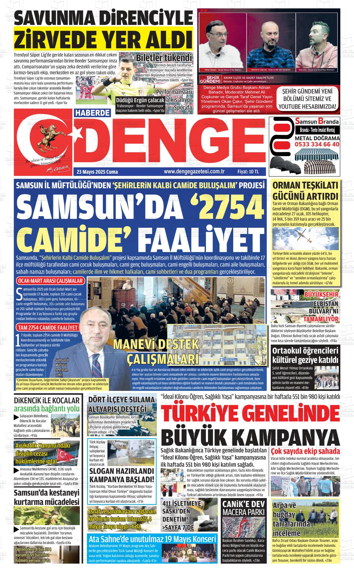 HABERDE DENGE Gazetesi