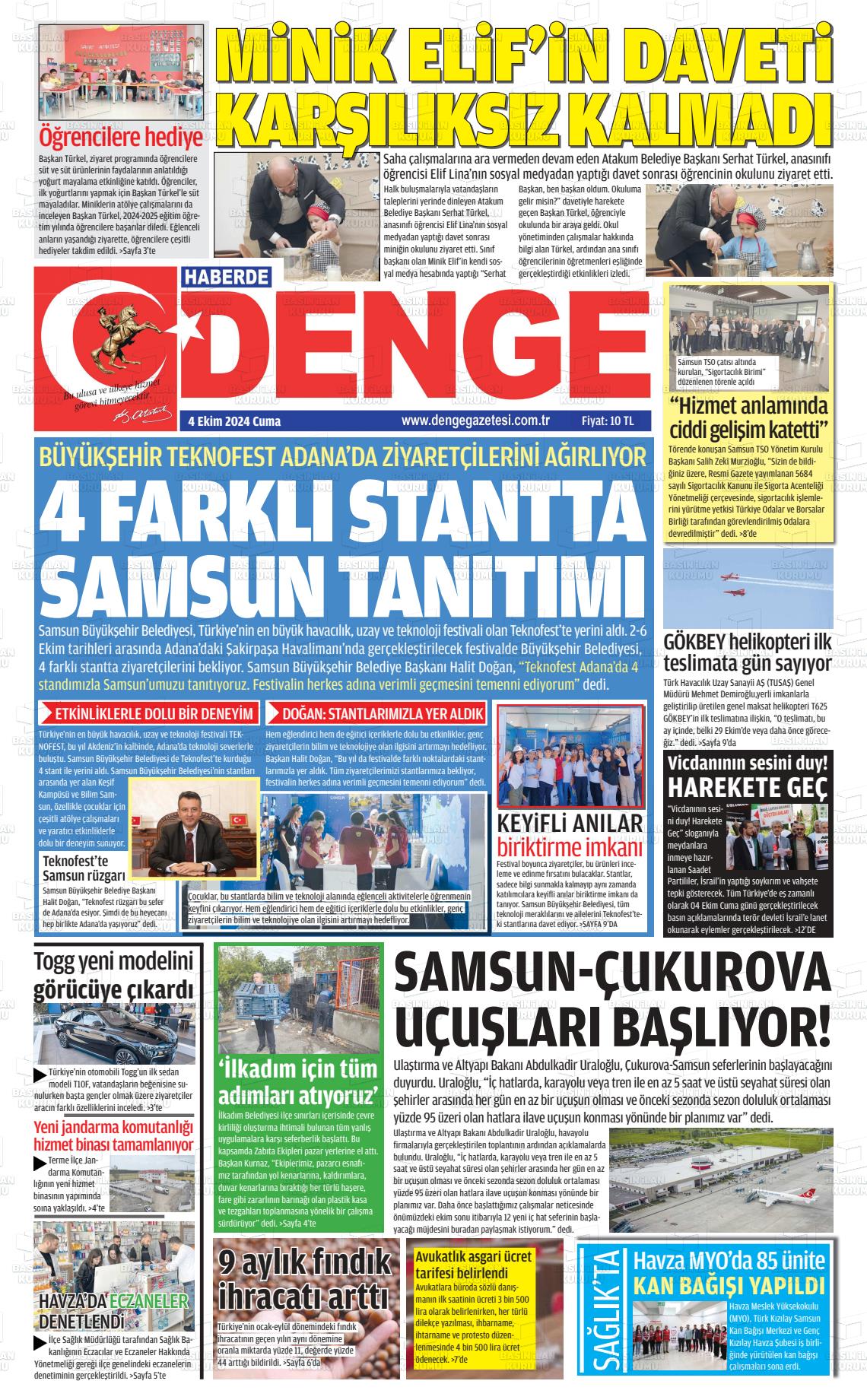 HABERDE DENGE Gazetesi