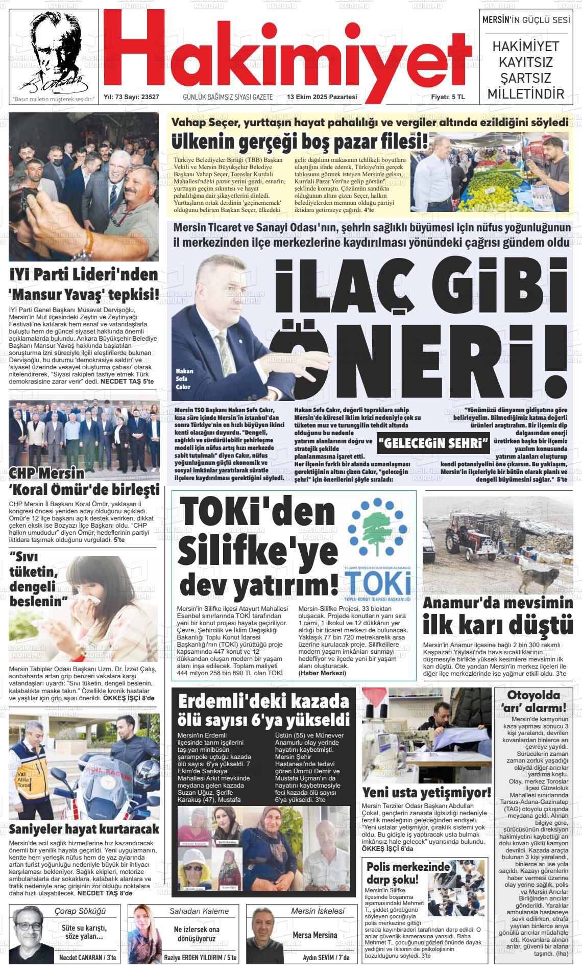 HAKİMİYET Gazetesi