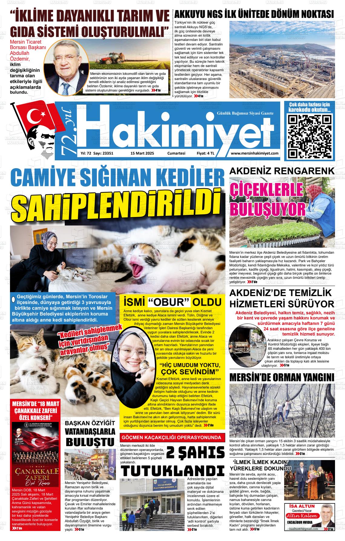 HAKİMİYET Gazetesi