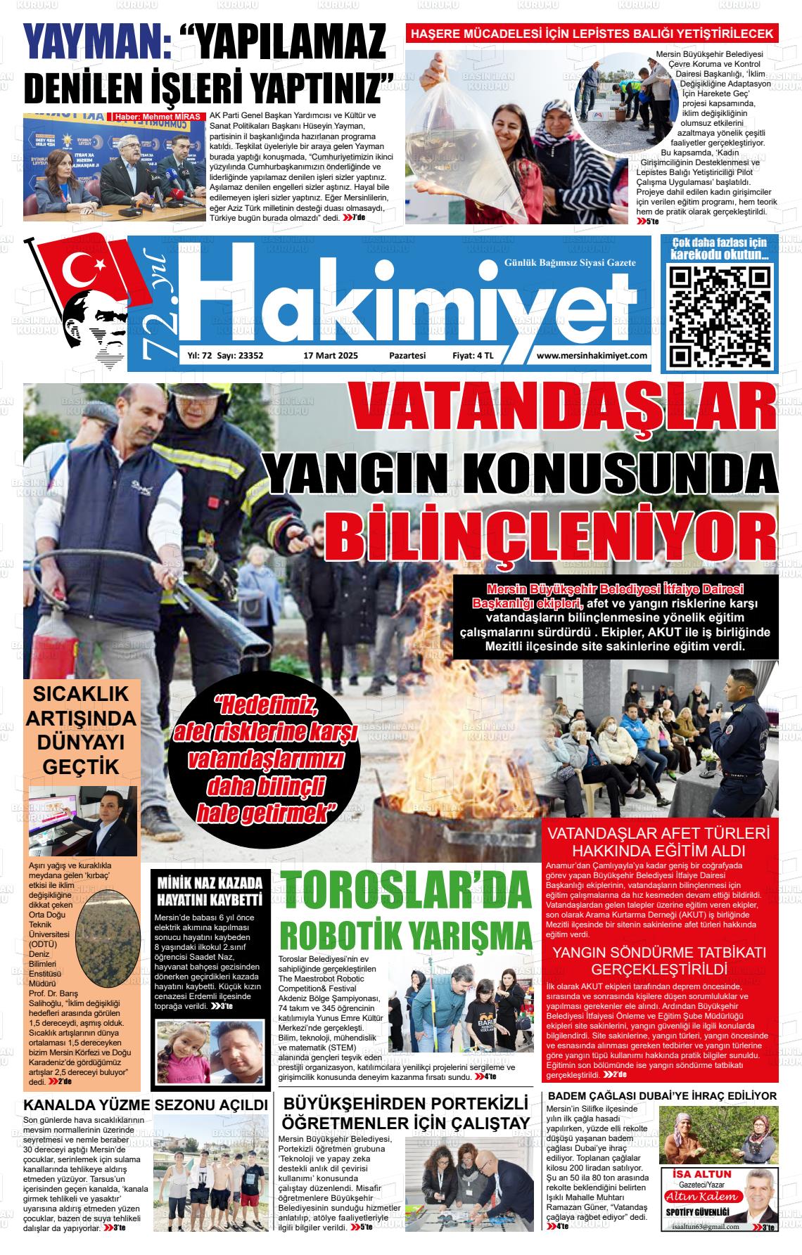 HAKİMİYET Gazetesi