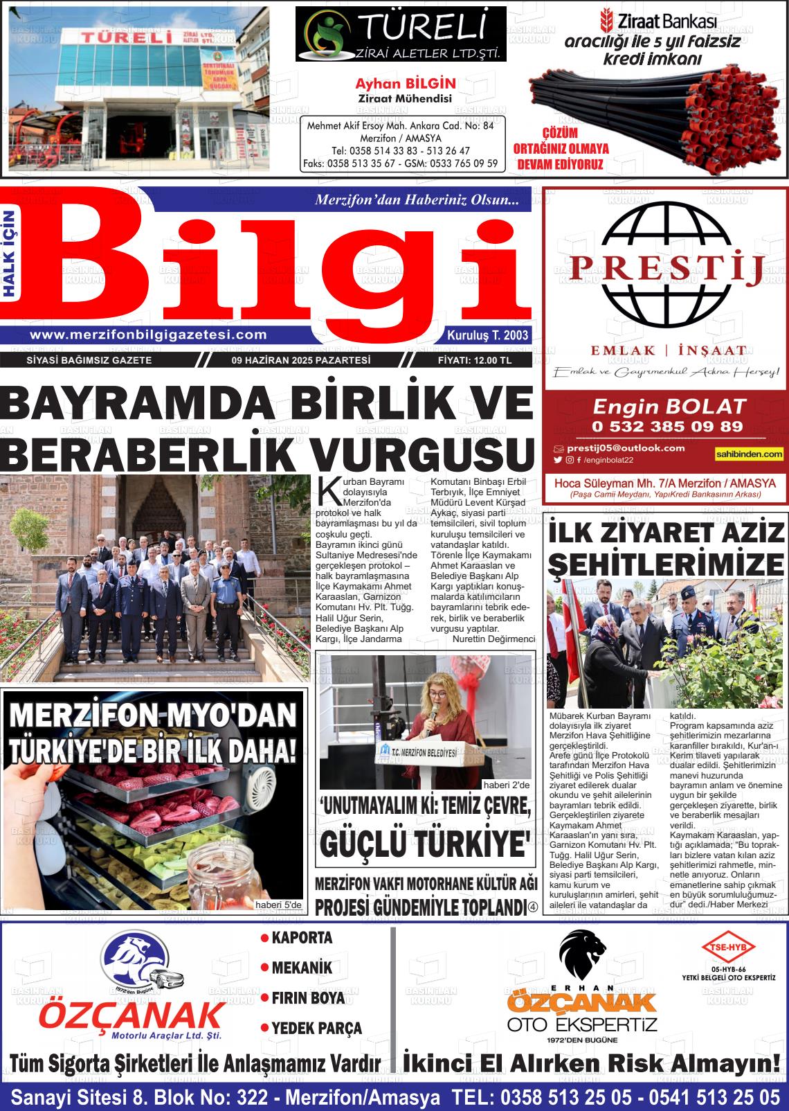 HALK İÇİN BİLGİ Gazetesi