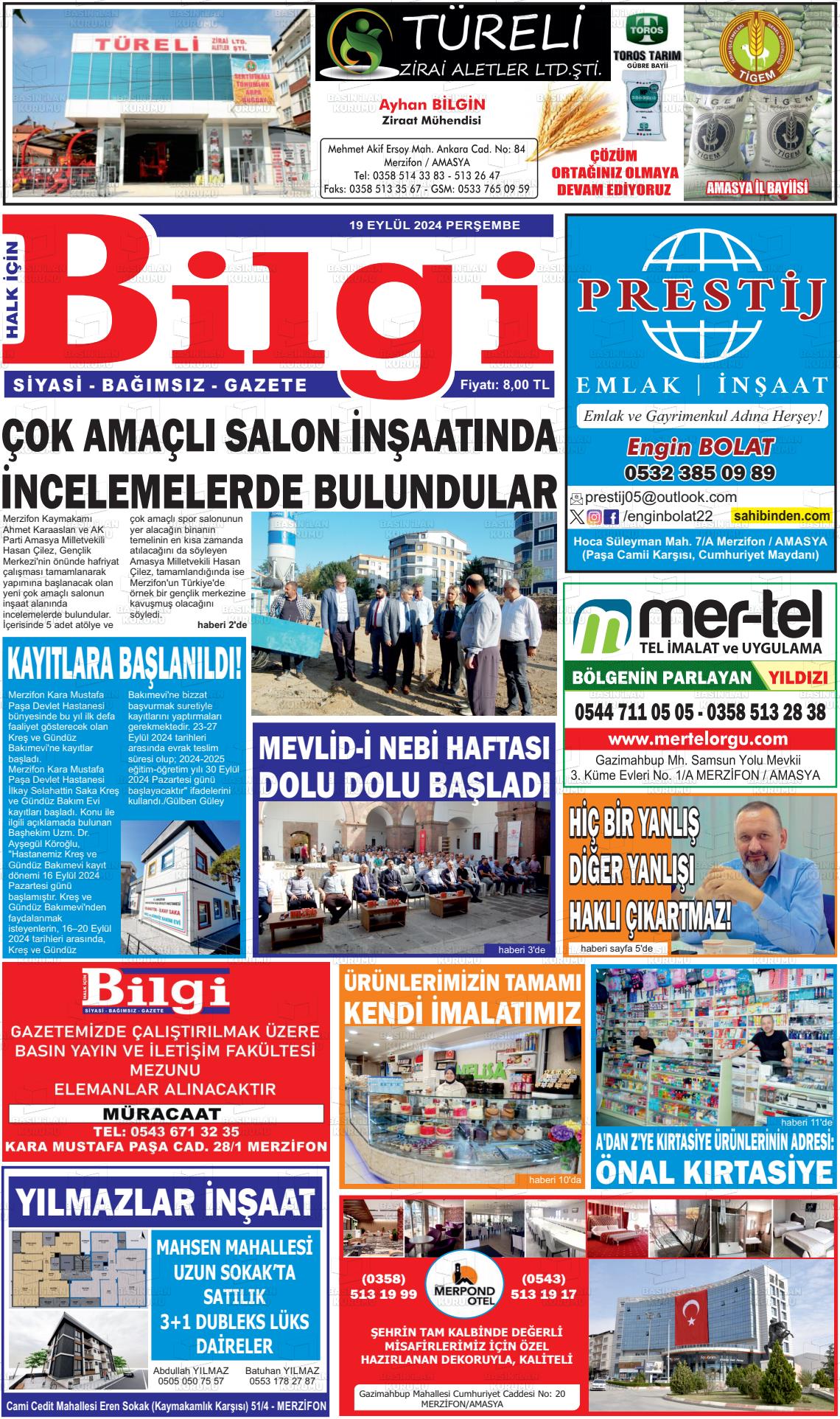 HALK İÇİN BİLGİ Gazetesi