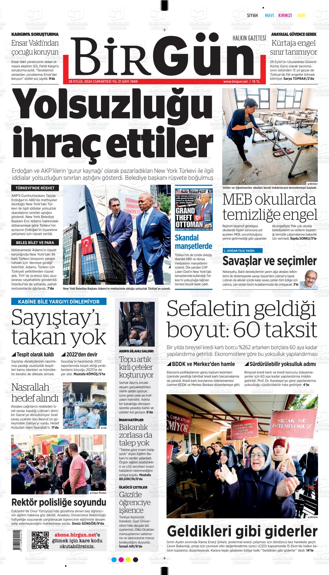 HALKIN GAZETESİ BİRGÜN Gazetesi