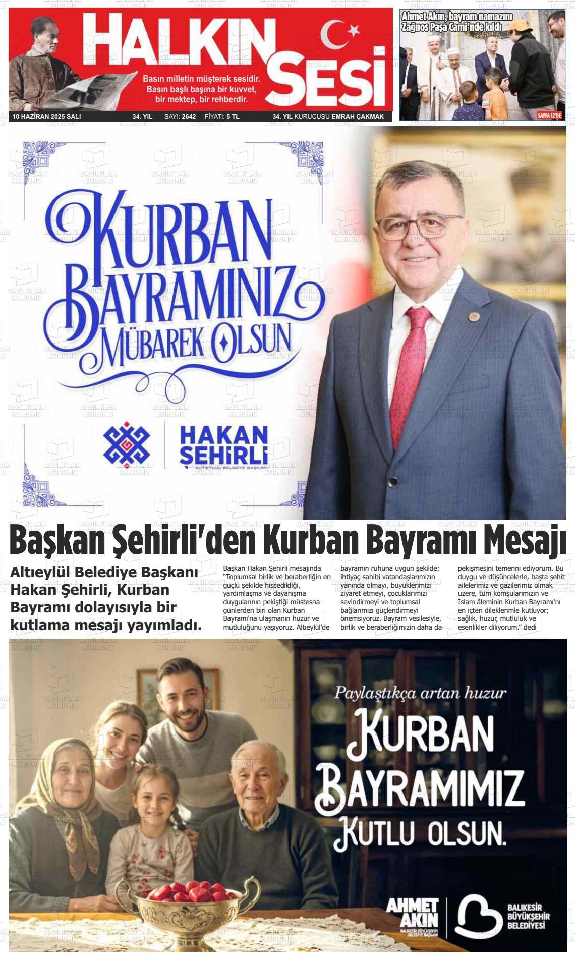 HALKIN SESİ Gazetesi