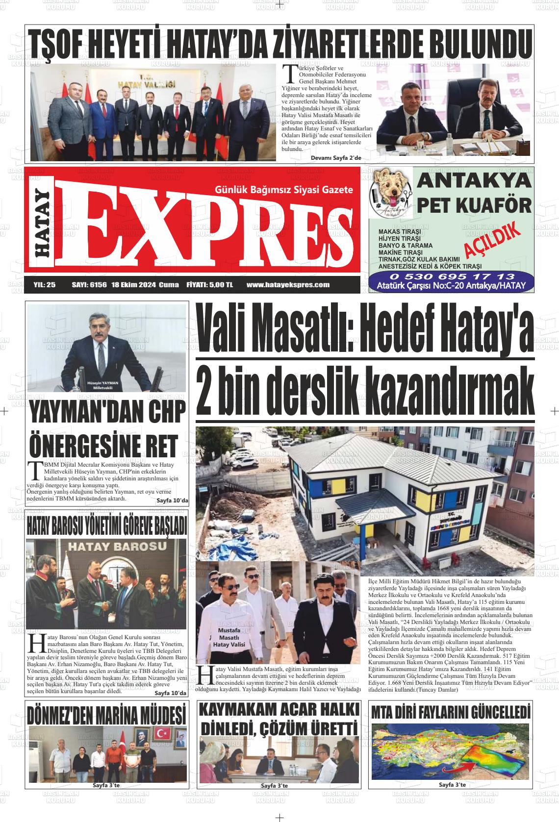 HATAY EXPRES Gazetesi