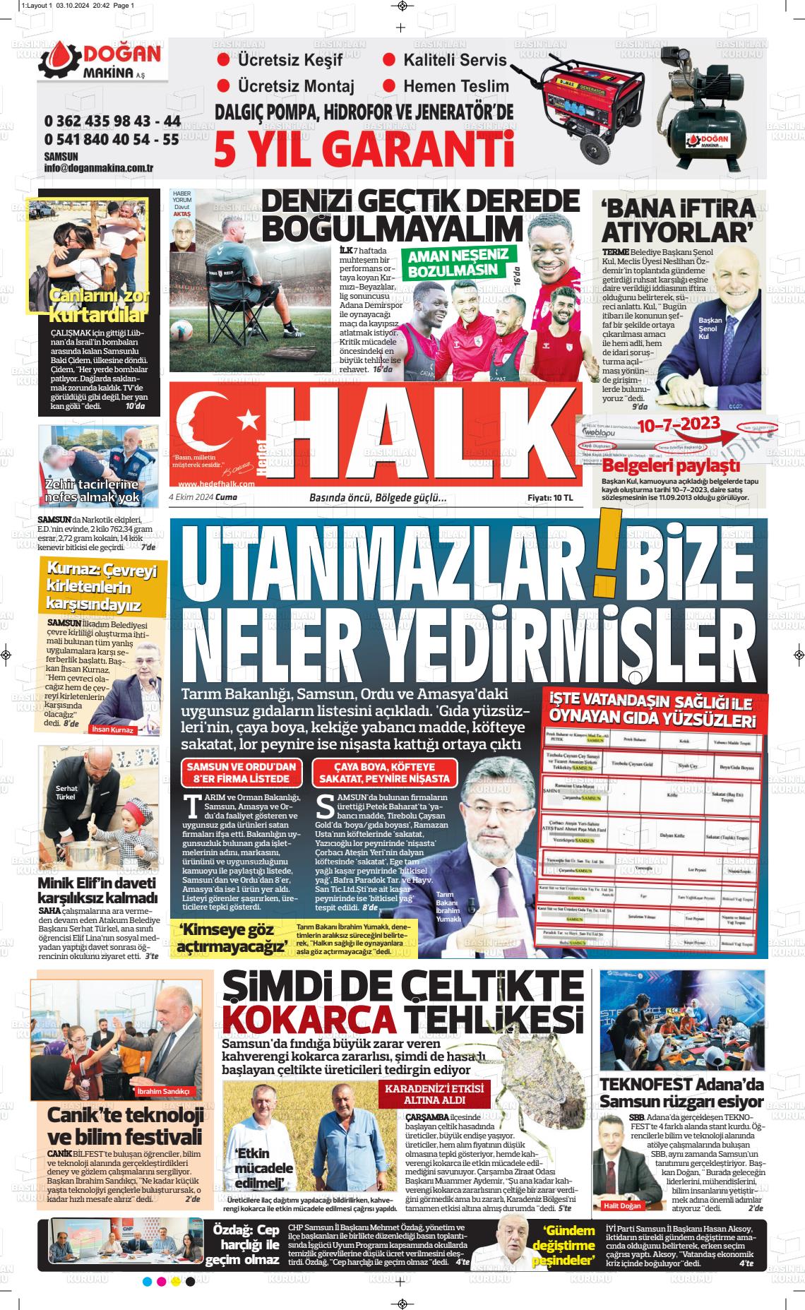 HEDEF HALK Gazetesi