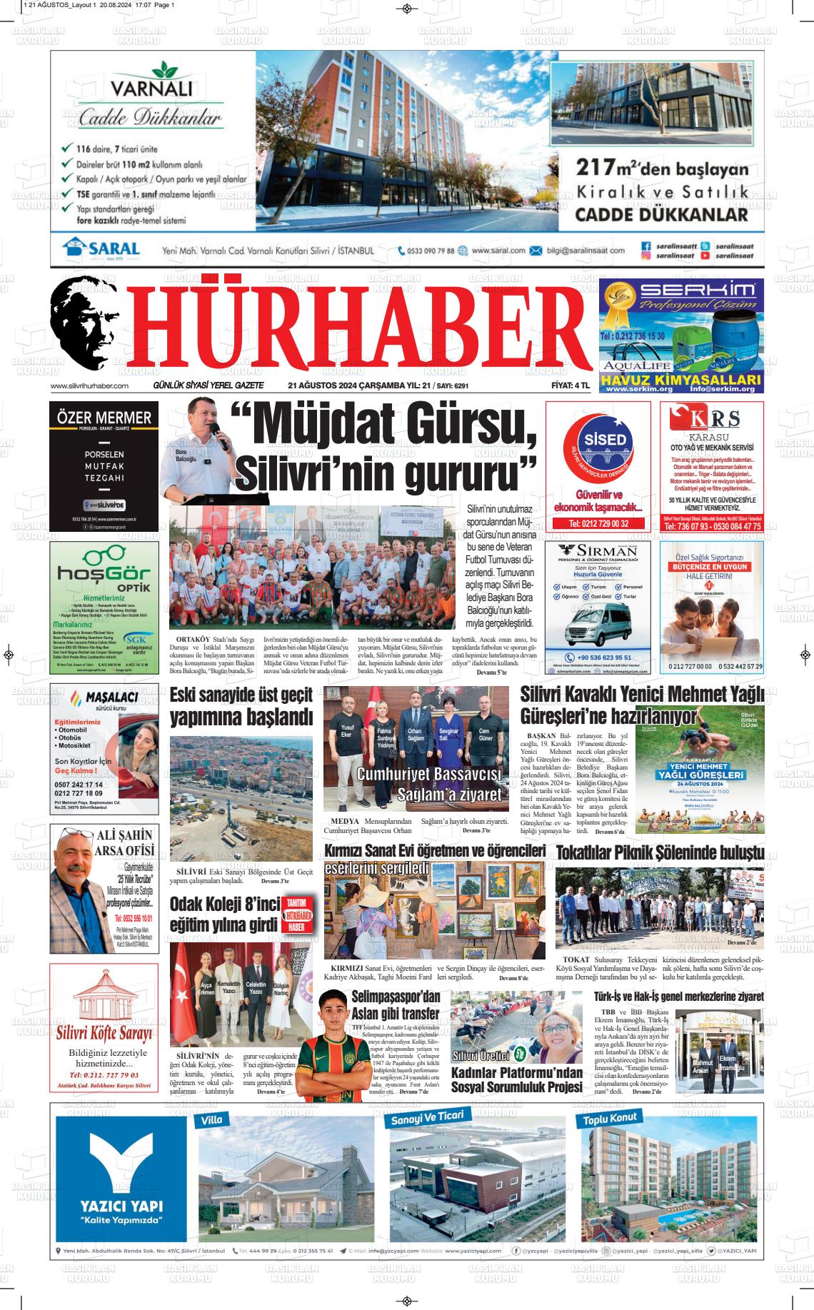 HÜRHABER Gazetesi