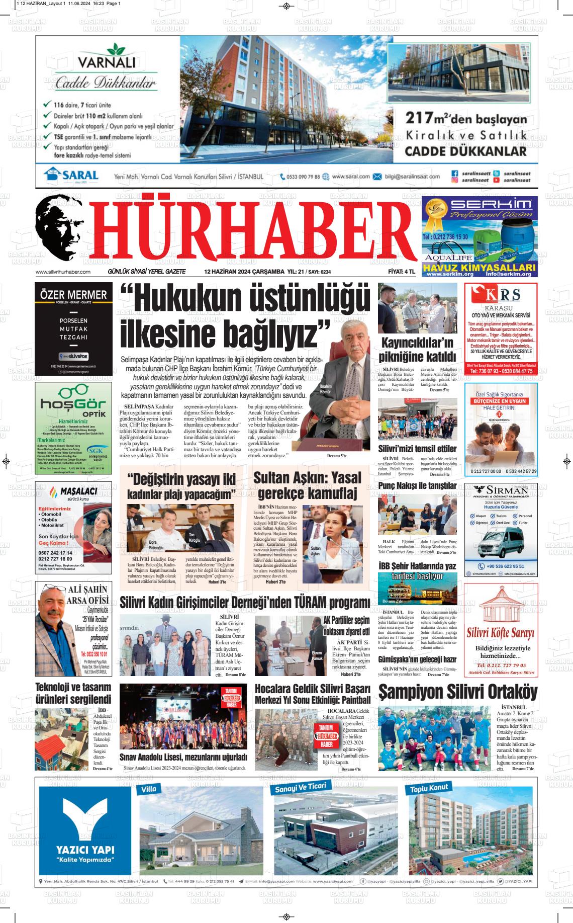 HÜRHABER Gazetesi