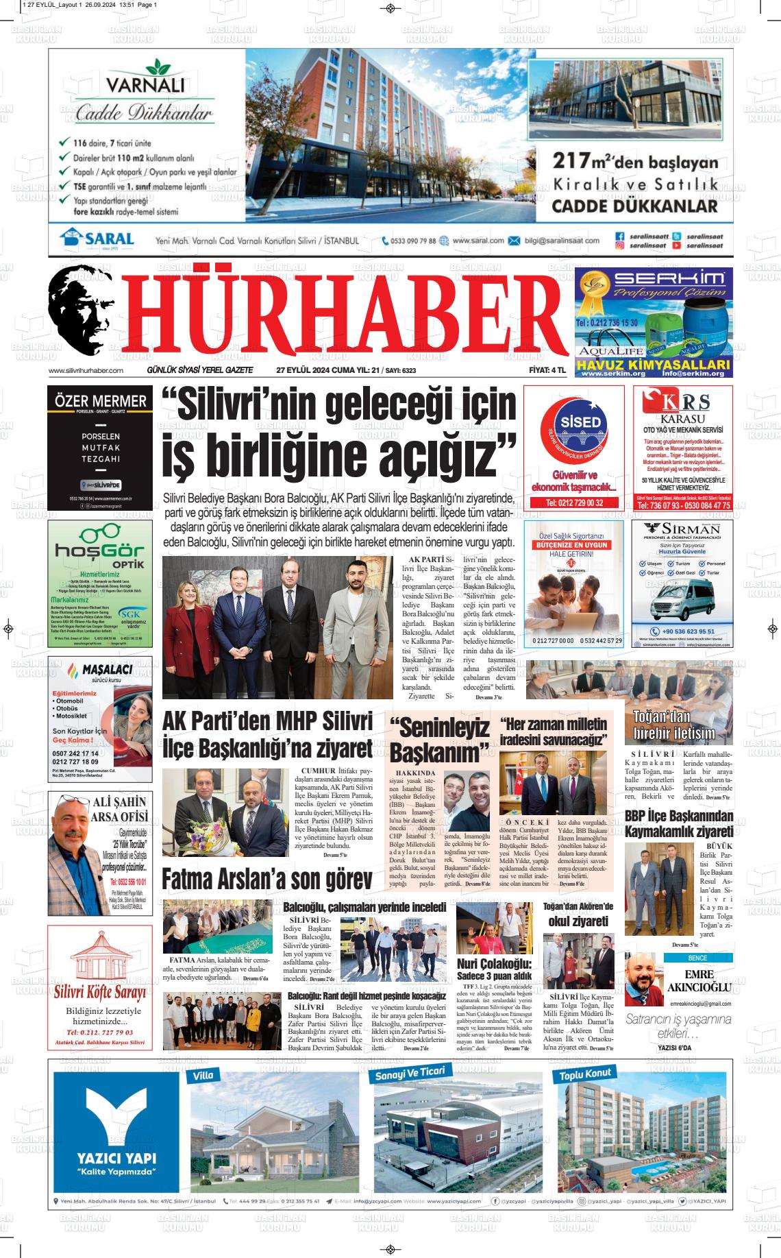 HÜRHABER Gazetesi