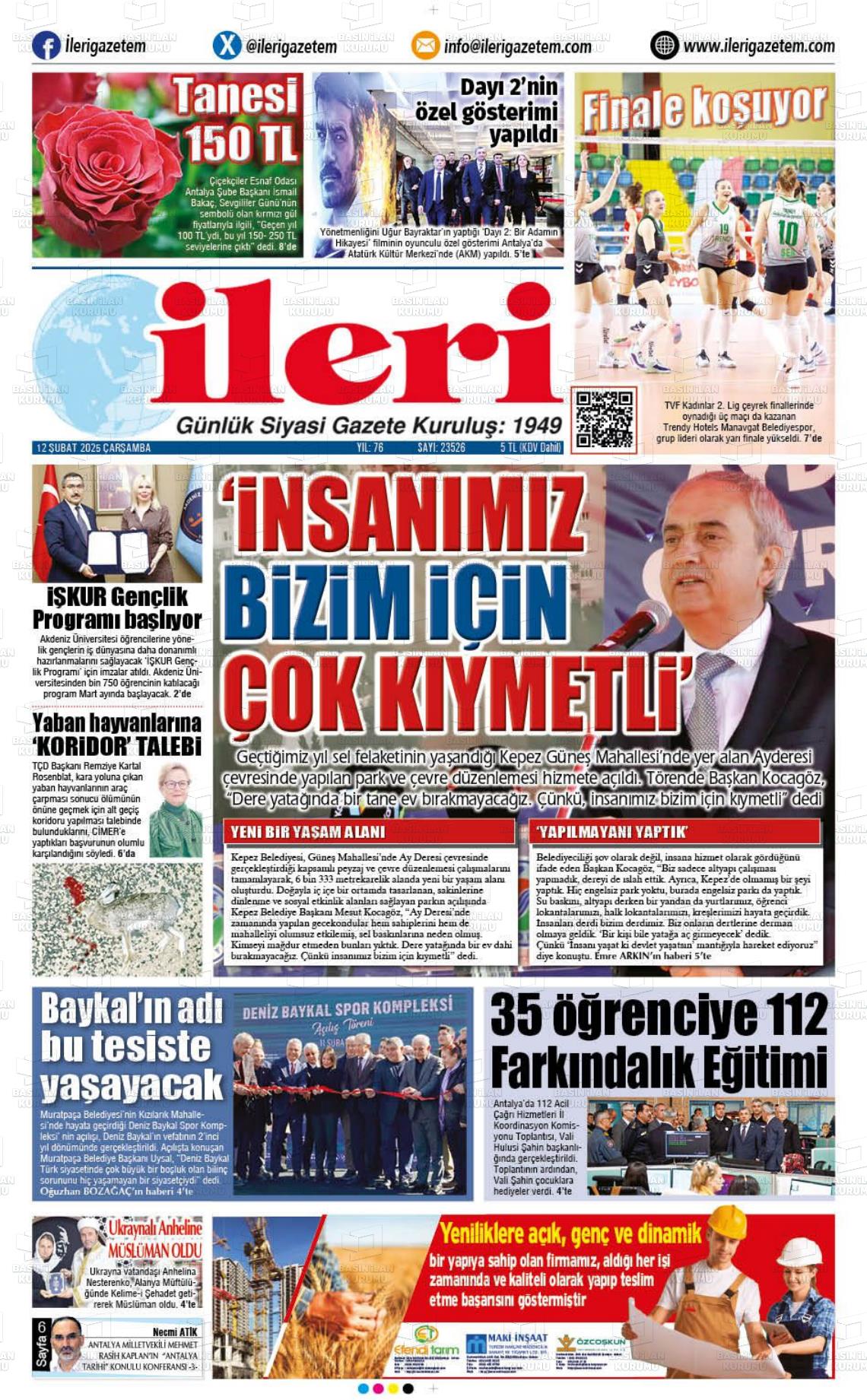 İLERİ Gazetesi