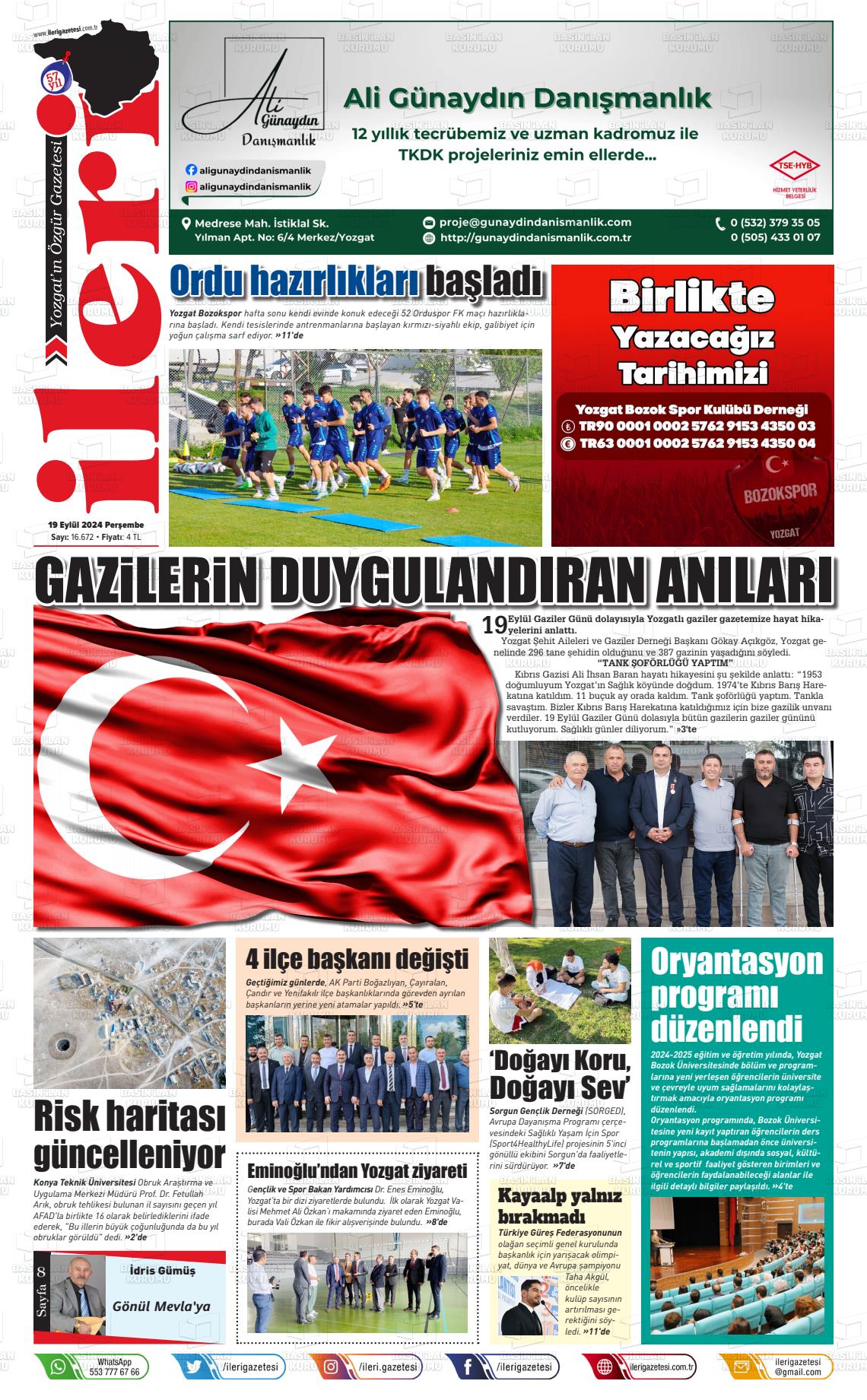 İLERİ Gazetesi