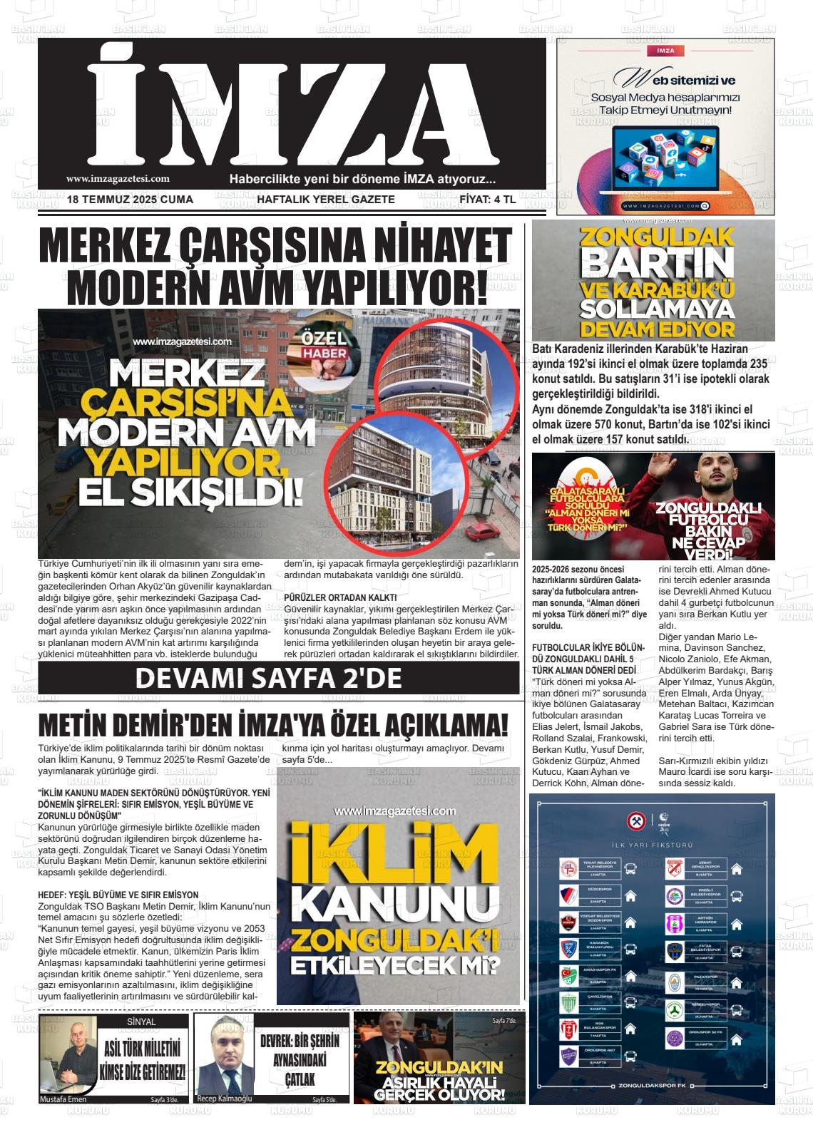 İMZA Gazetesi