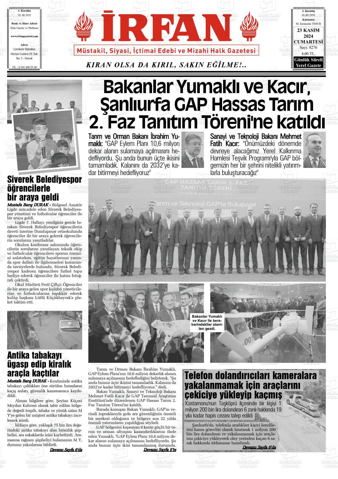 İRFAN Gazetesi