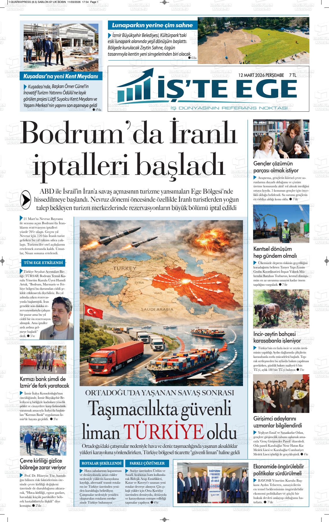 İŞ'TE EGE Gazetesi