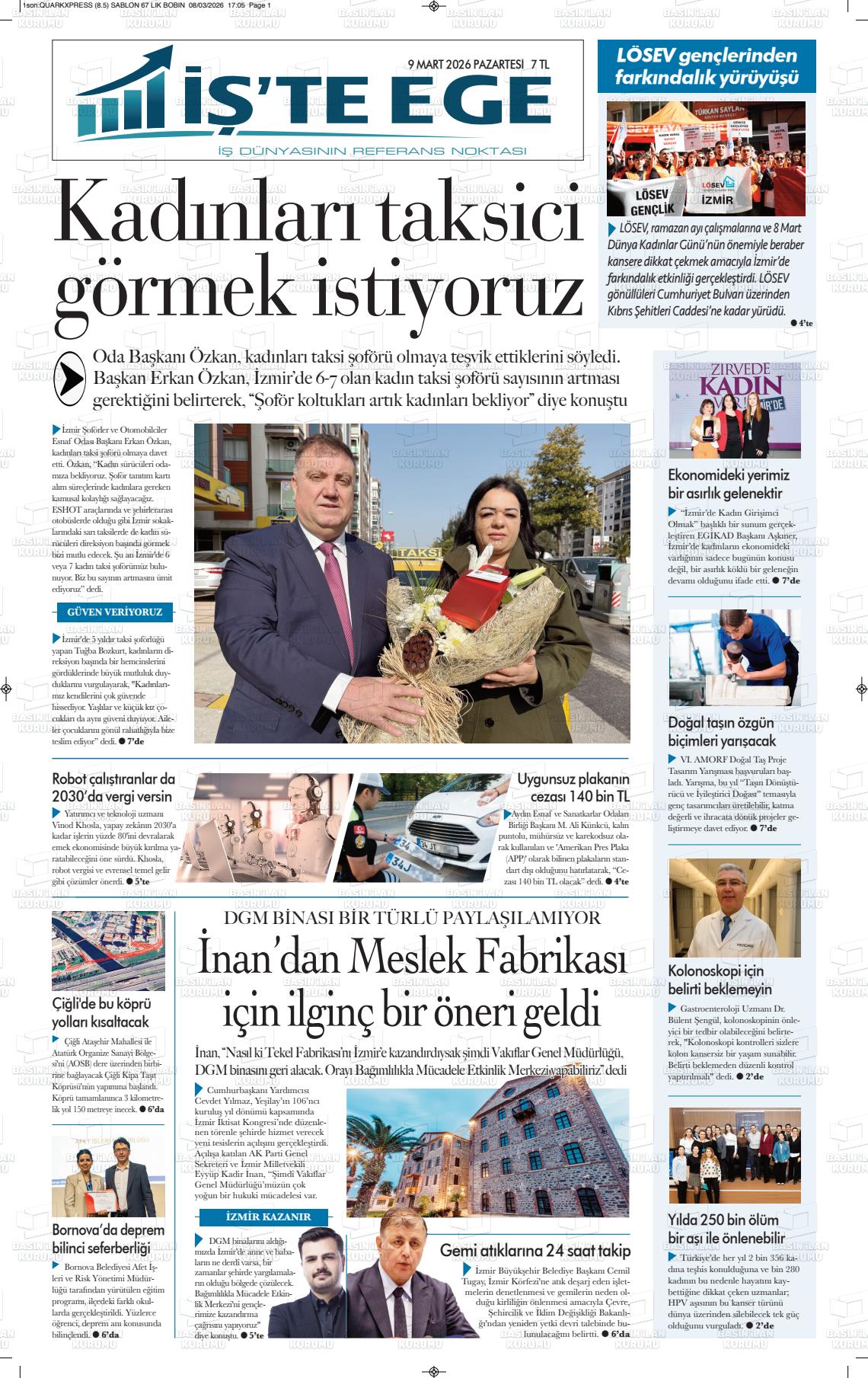 İŞ'TE EGE Gazetesi