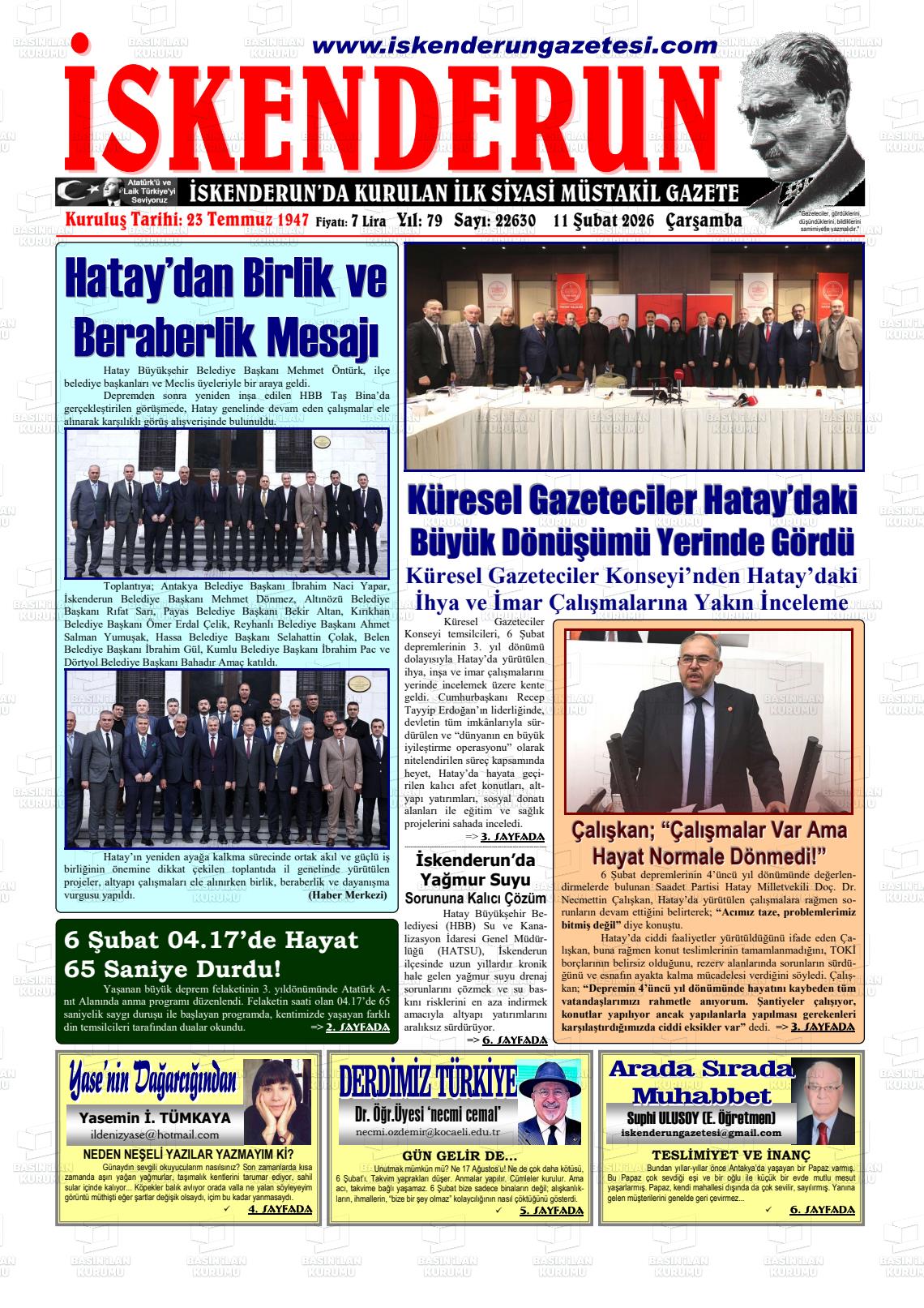 İSKENDERUN Gazetesi