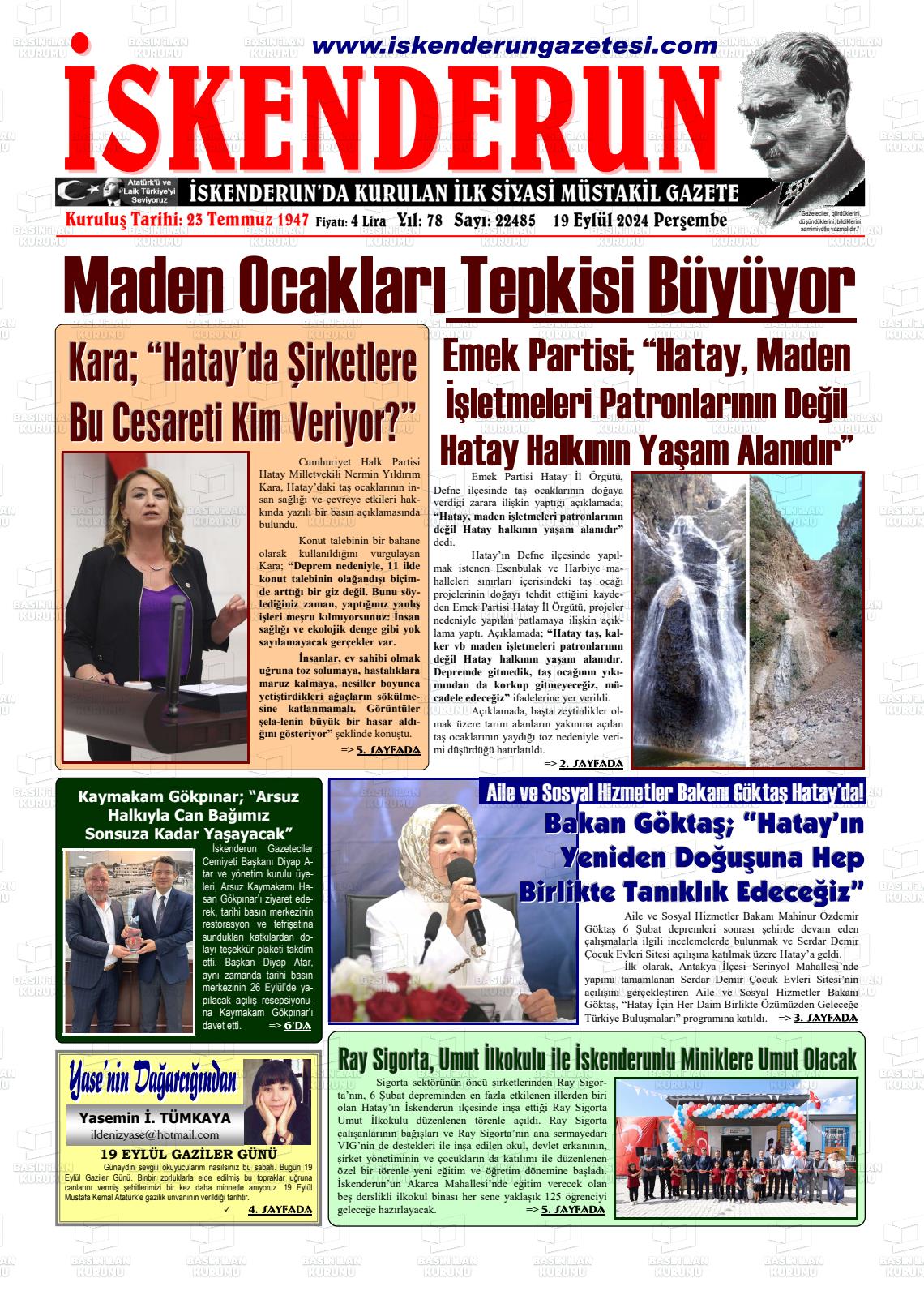 İSKENDERUN Gazetesi