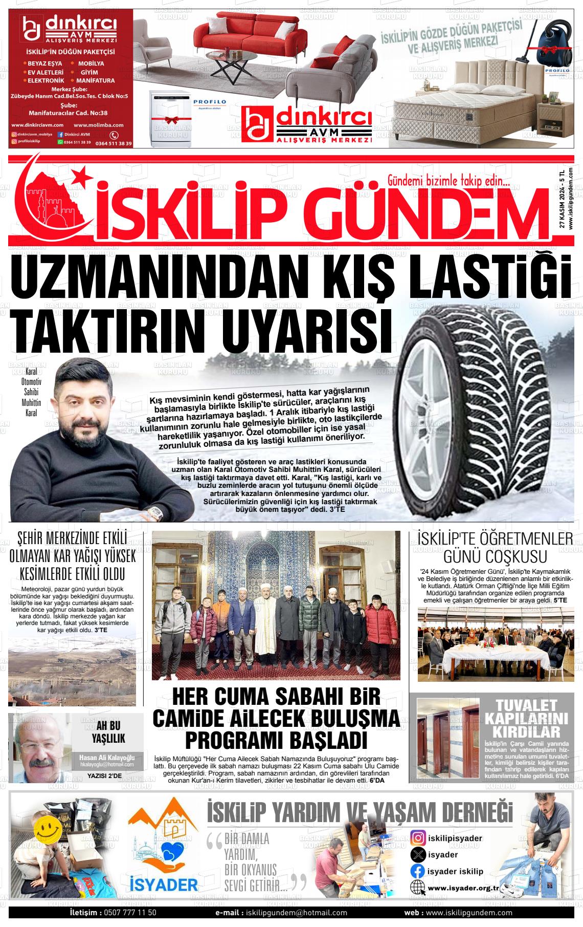 İSKİLİP GÜNDEM Gazetesi